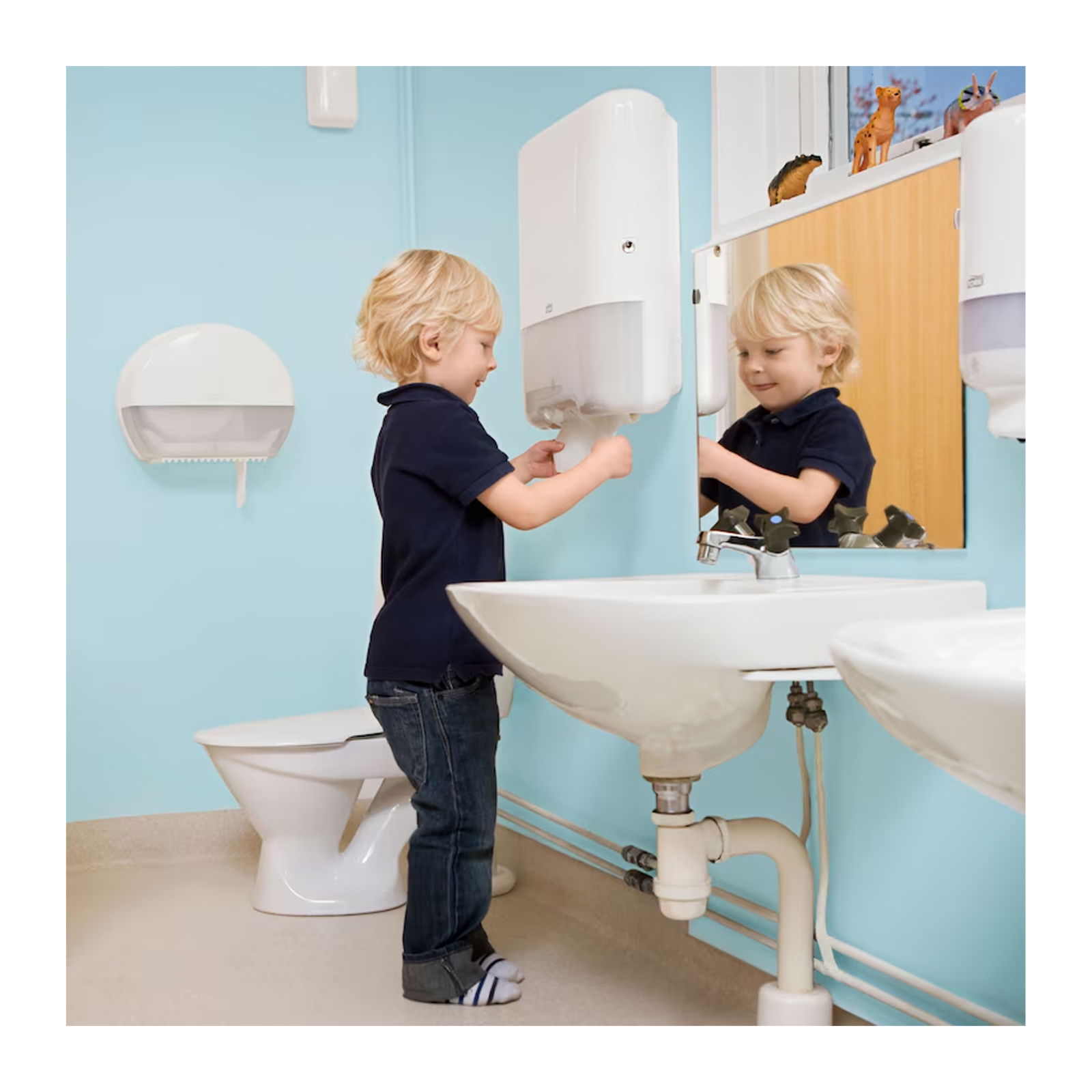 TORK 120280 T2 papier toilette Mini Jumbo Advanced 2 plis 170 m 850 feuilles