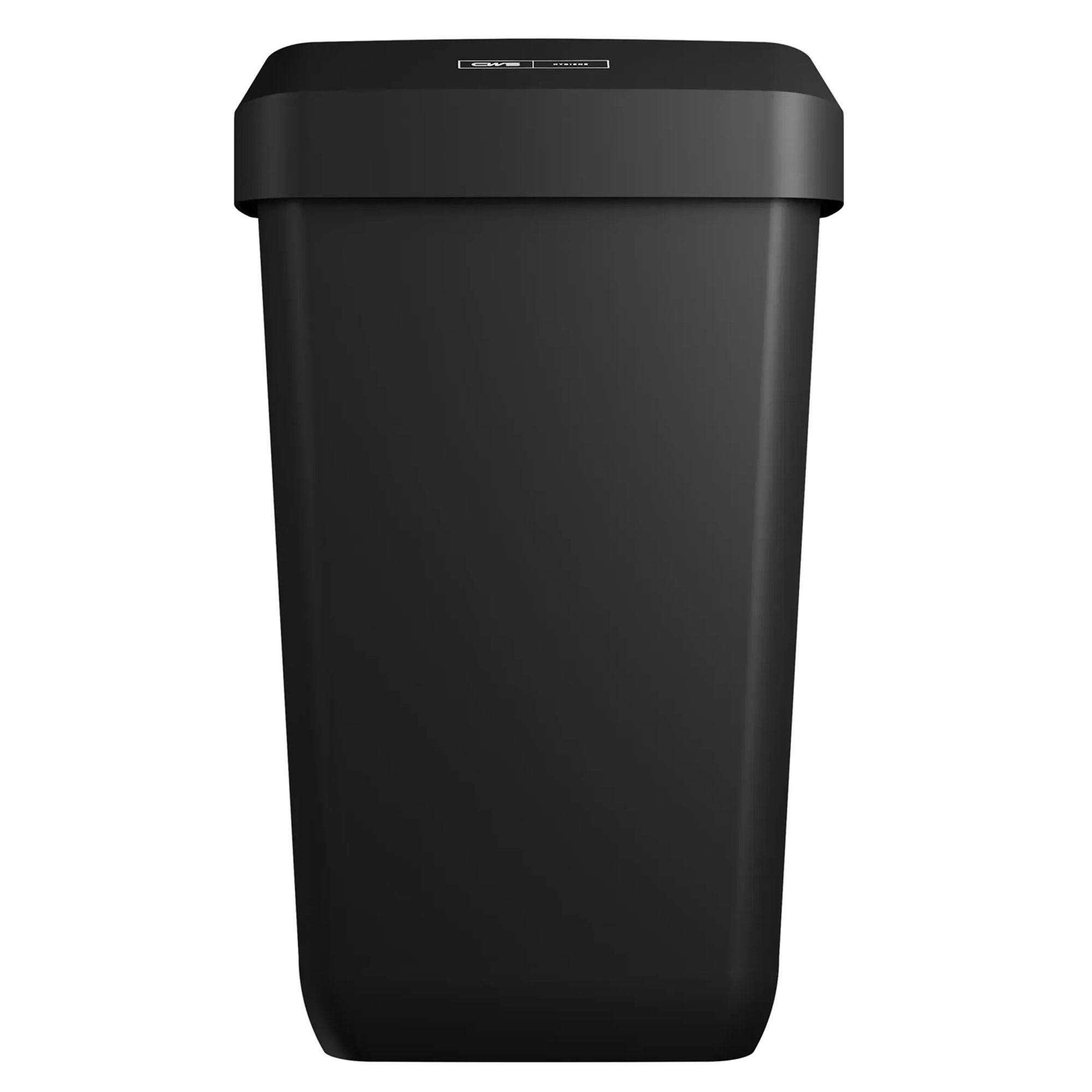 Müllbehälter, Abfalleimer, Schwarz, Kantenschutz?, Deckel