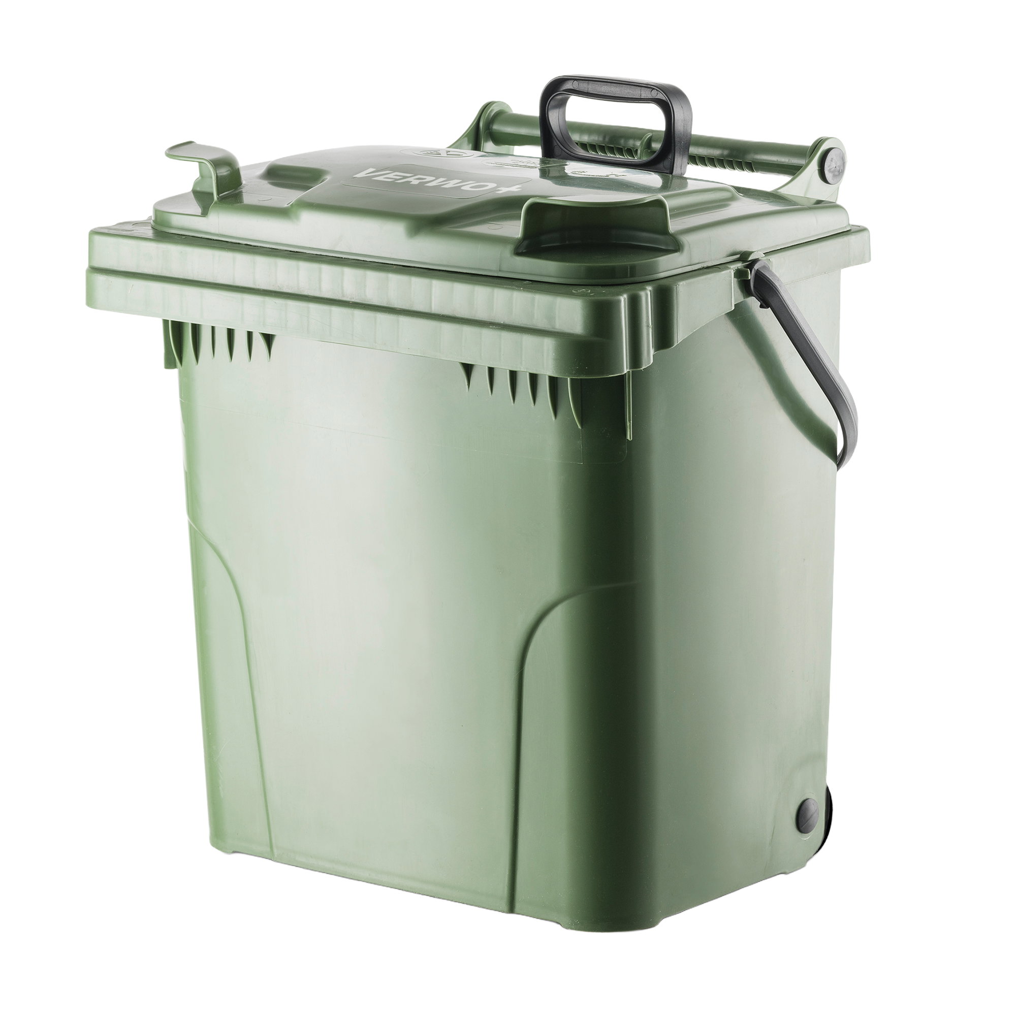 Kunststoffbehälter 40 Liter | mit Deckel | Trolleyfunktion | Vercon