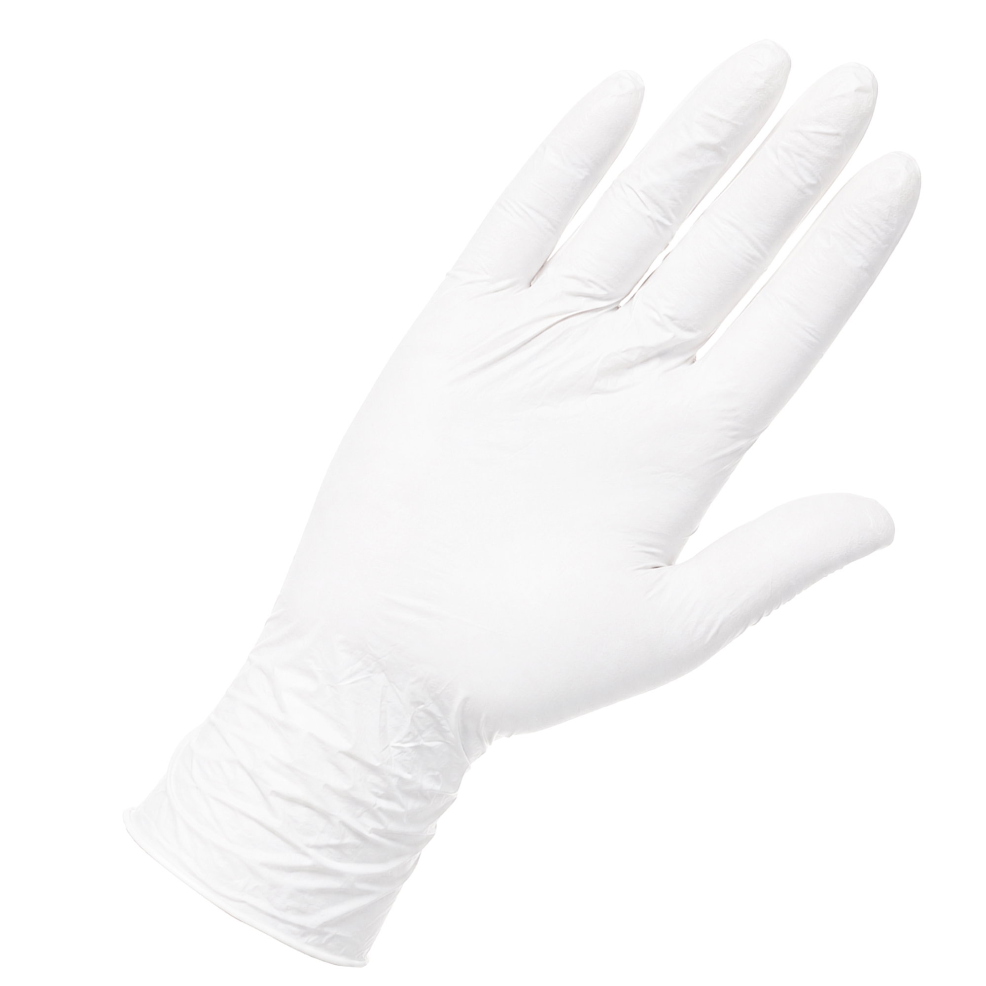 Einweghandschuh, Latexhandschuh, Schutzhandschuh, Alltagshandschuh, Weißer Handschuh