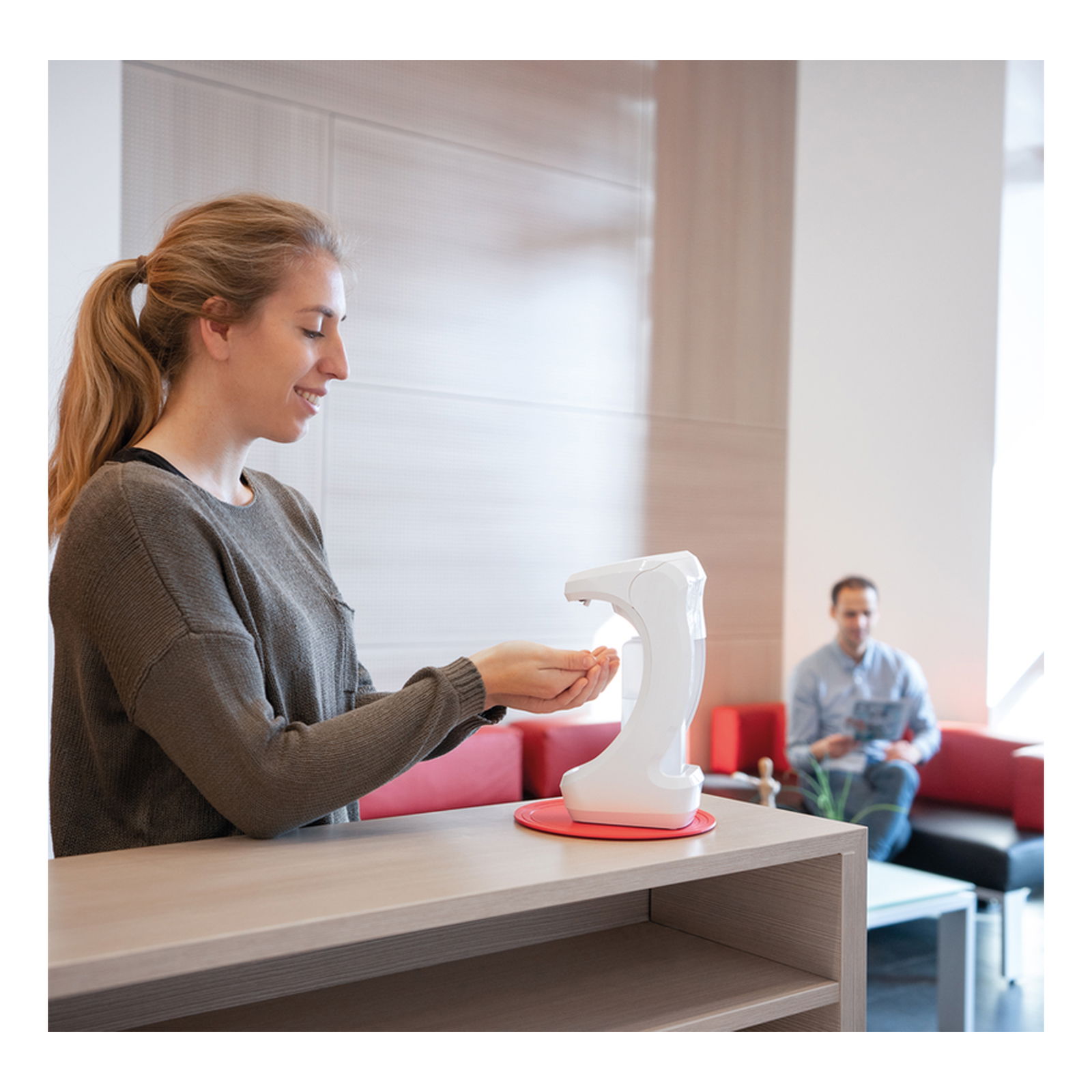 Ophardt 4402235 Desinfektionsmittelspender 500ml Kunststoff Sensor