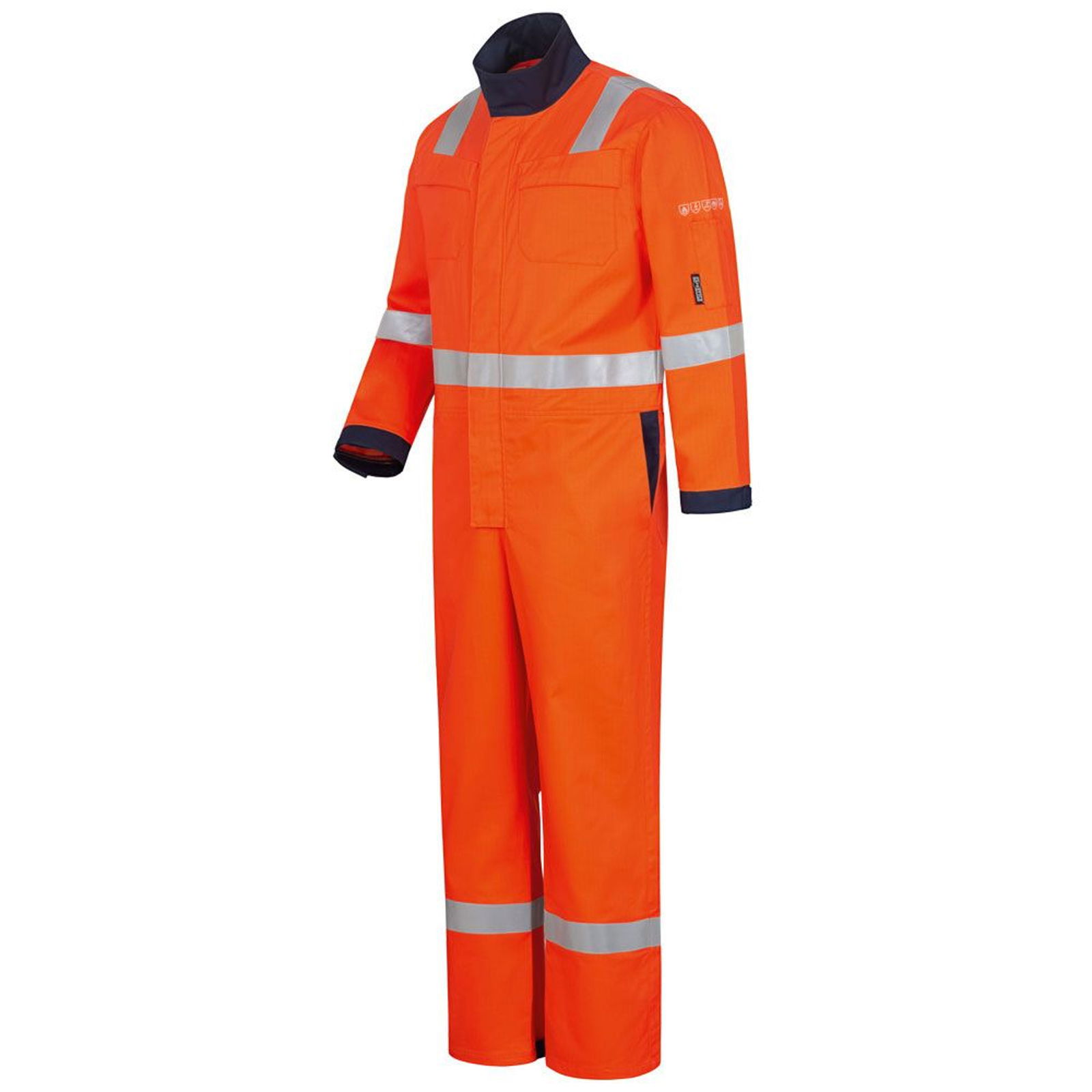 Warnschutzoverall Multinorm Orange Safestyle Mauno 23467