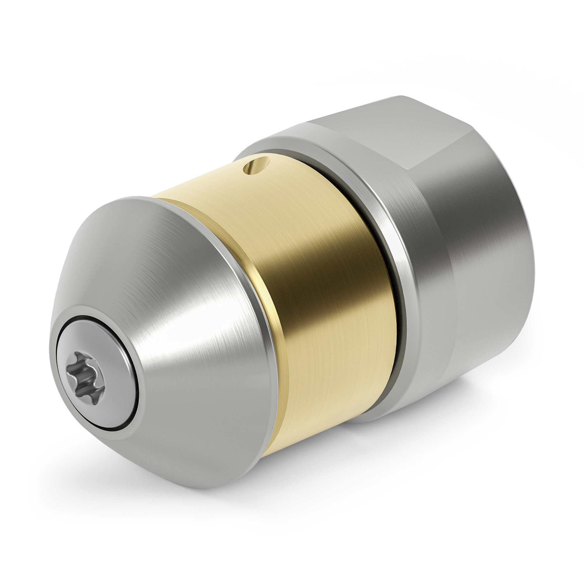 T2 Verriegelungsnuss, Verriegelungsring, Messingring, Schraubenkopf, Bearbeitetes Metall