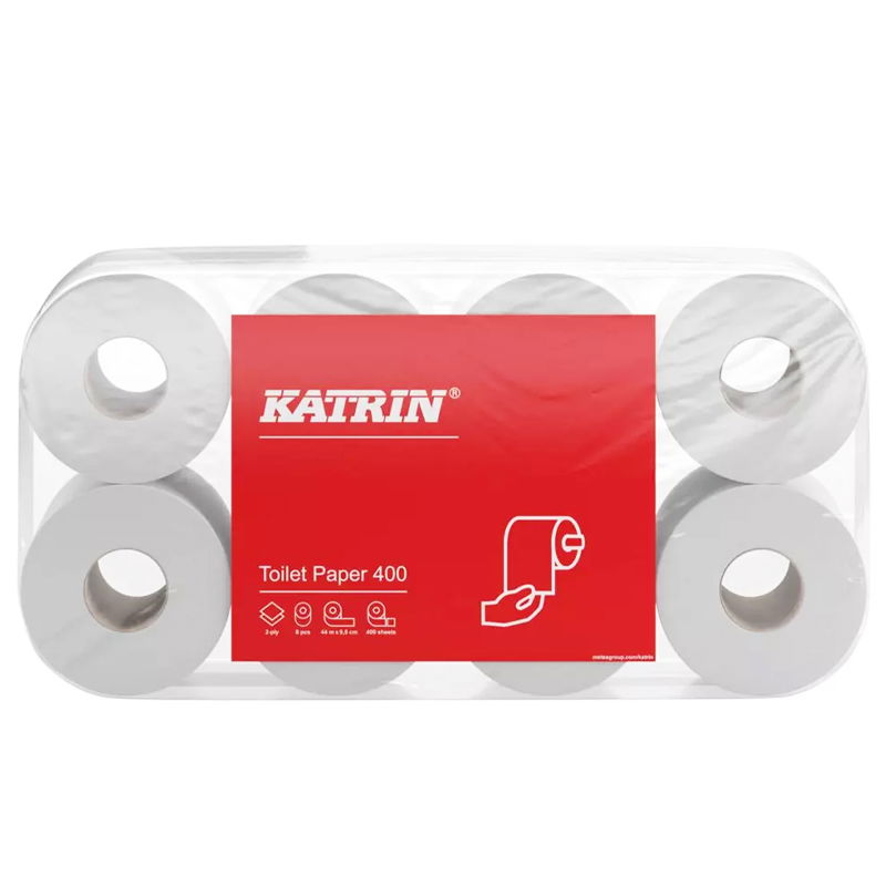 Toilettenpapier Katrin Classic 400 2-lagig 400 Blatt