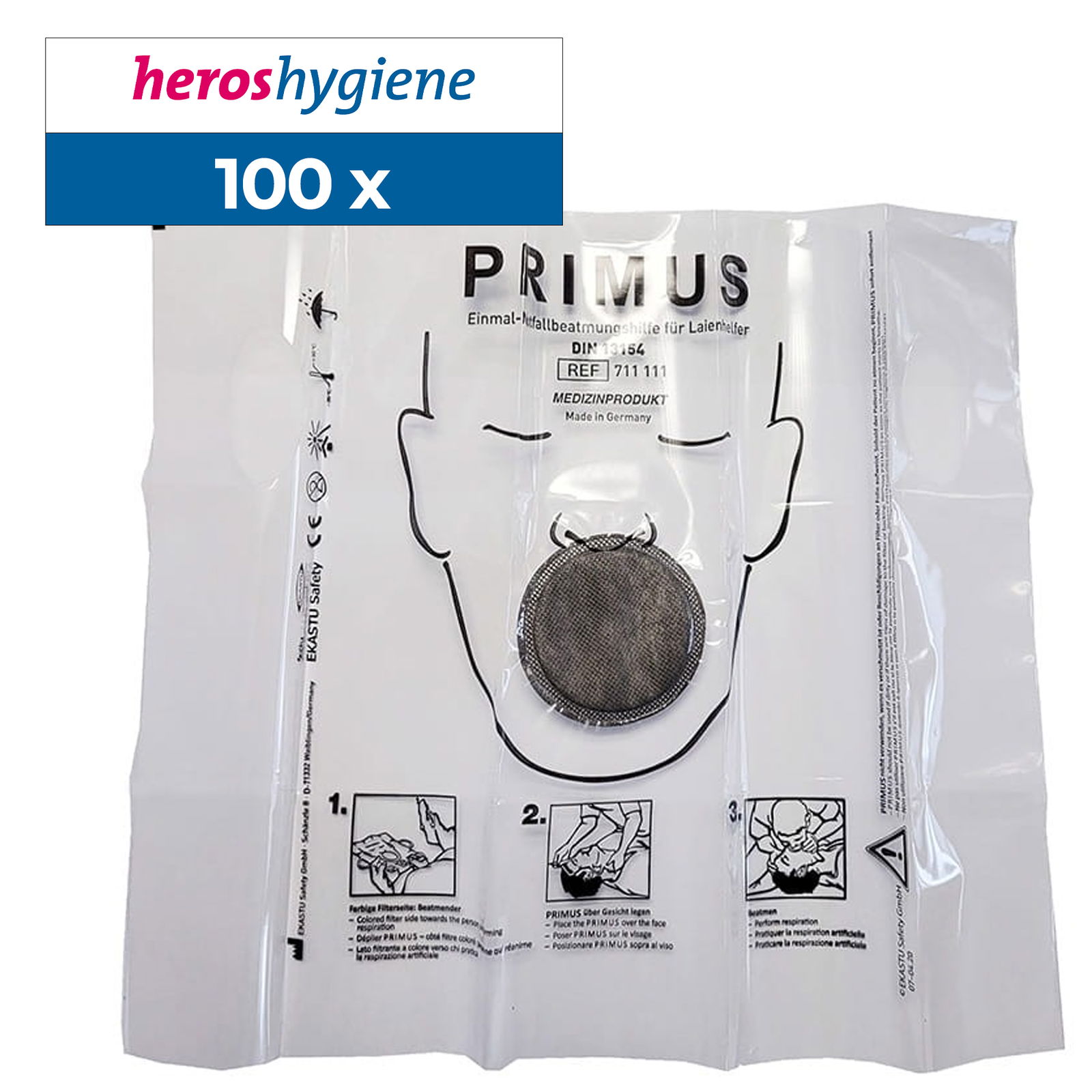 Maschera respiratoria PRIMUS | FFP3 | EKASTU Sicurezza