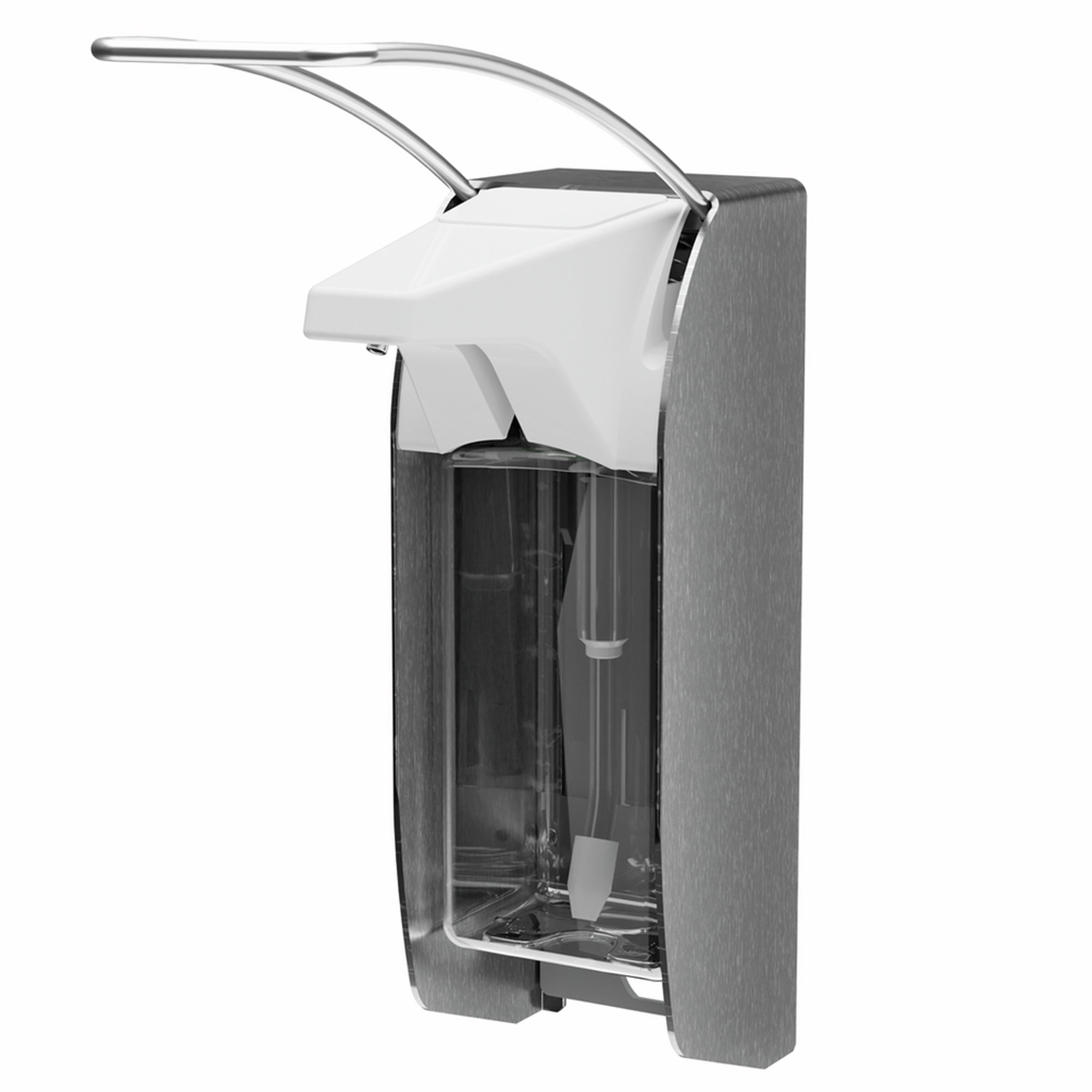 Desinfektionsmittelspender manuell langer Armhebel 500ml Edelstahl