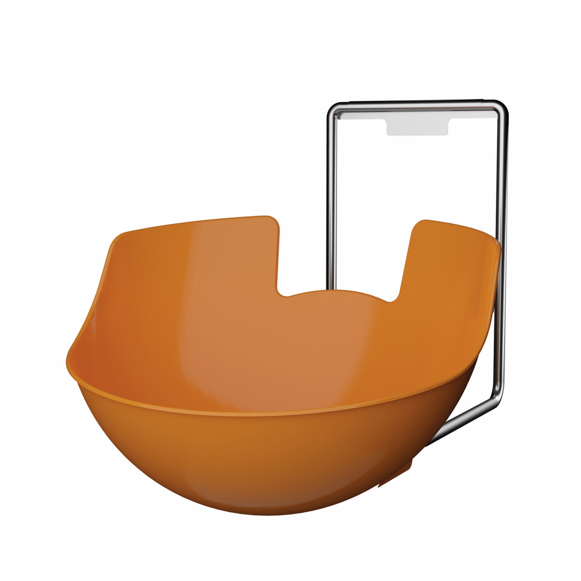 baby helmet, orange shell, stroller clip, protective helmet, soft curved visor