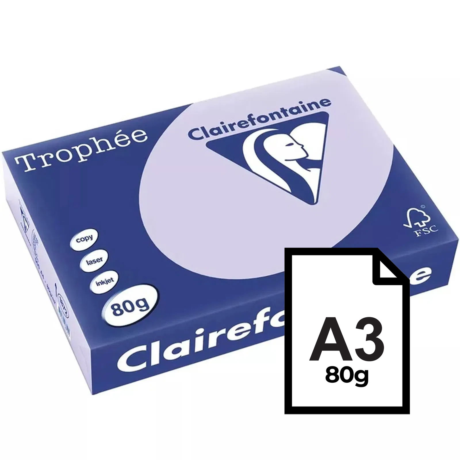 Papier à copier Trophée Clairefontaine | A3 | 80 g