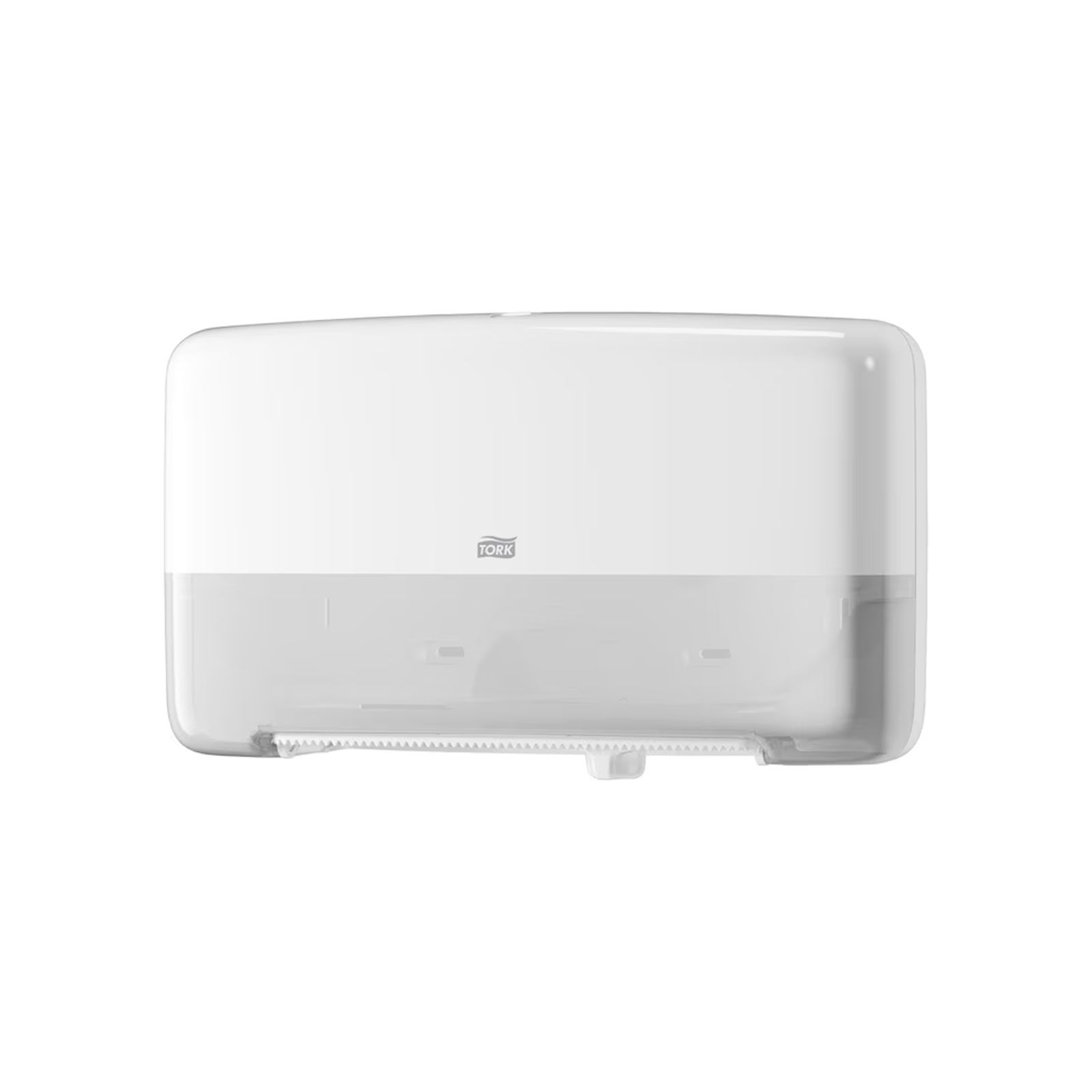 Tork Elevation 555500 Toilettenpapierspender Doppelrollen Mini Jumbo weiss 1