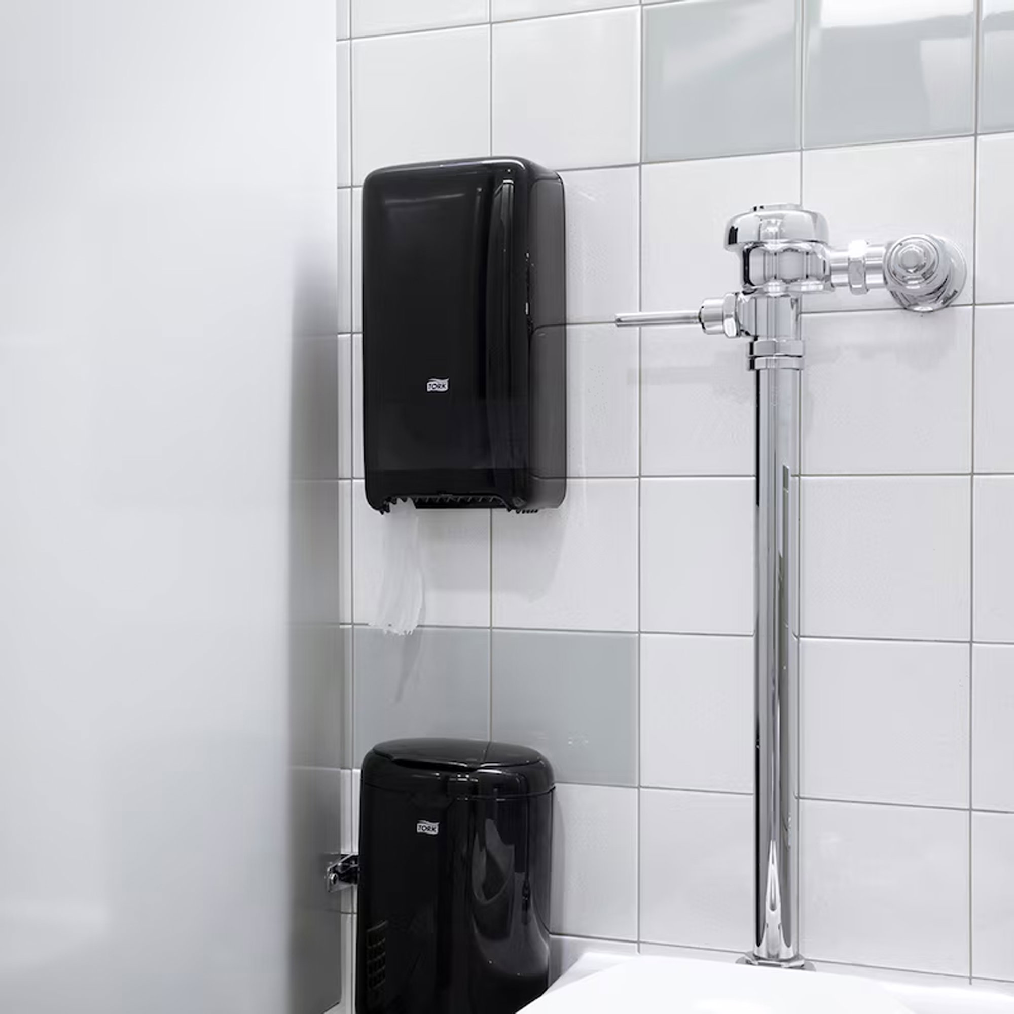 Handtuchspender, Seifenspender, Toilettenpapierhalter, Waschraum, Türenwand