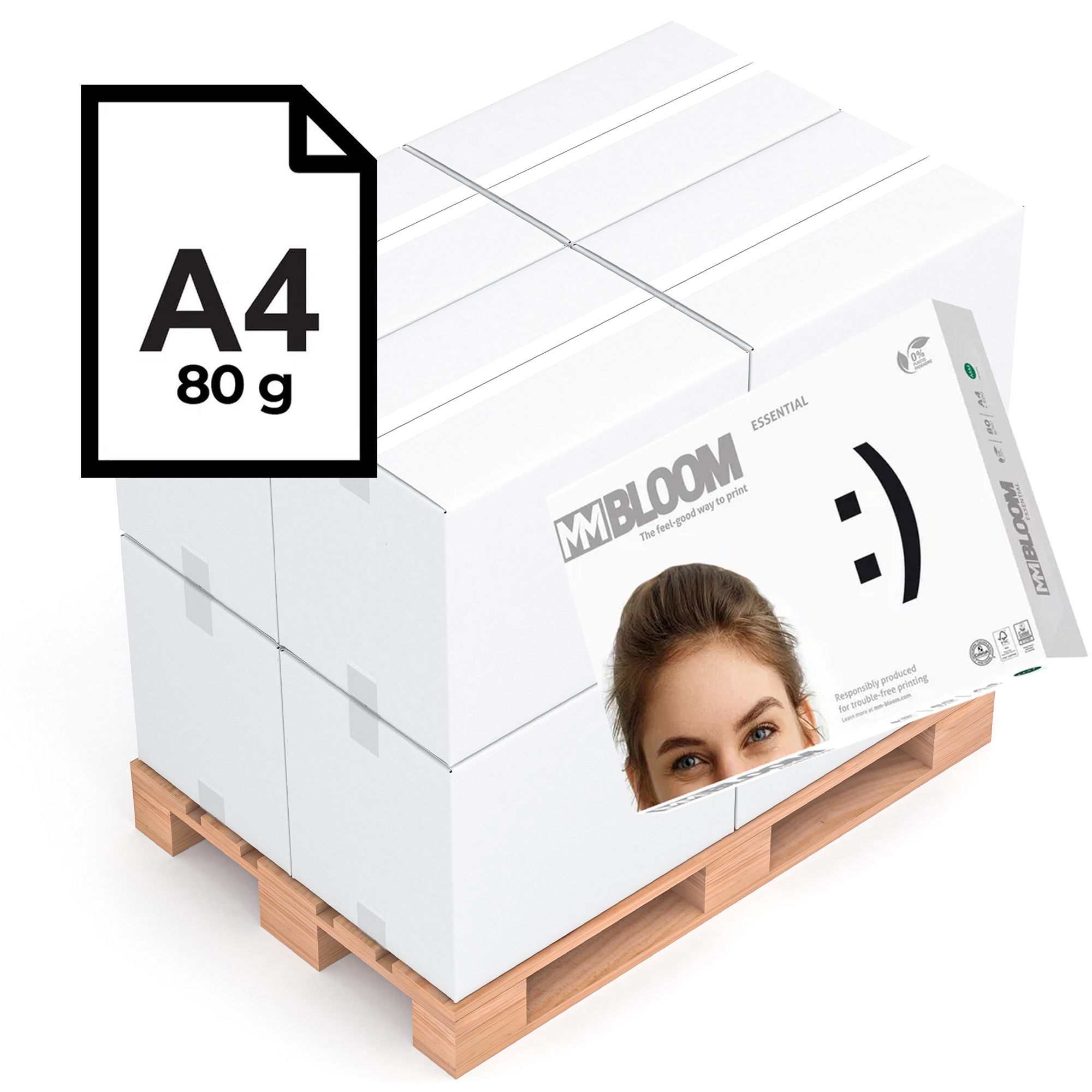 Kopierpapier MM Bloom Essential | A4 | 80 g | Palette