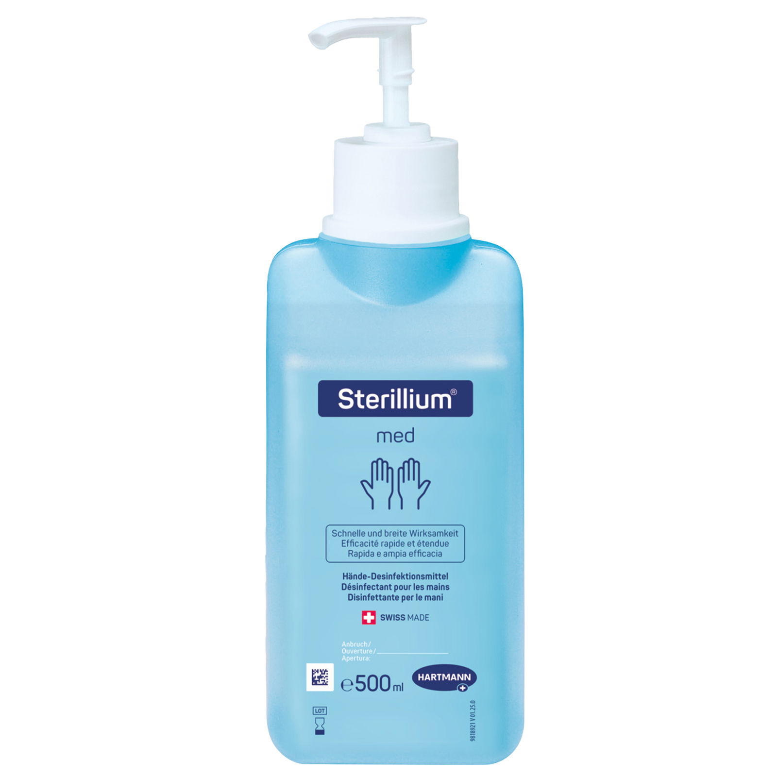 Sterillium med hand disinfectant 500 ml with pump