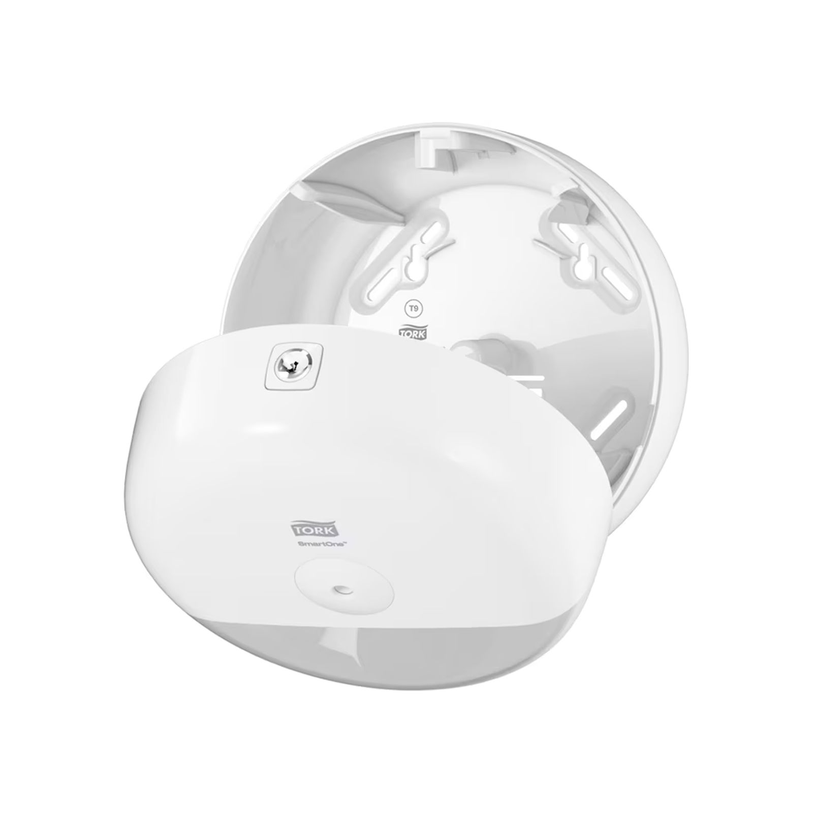Tork 681000 Toilettenpapierspender T9 SmartOne Mini weiss offen