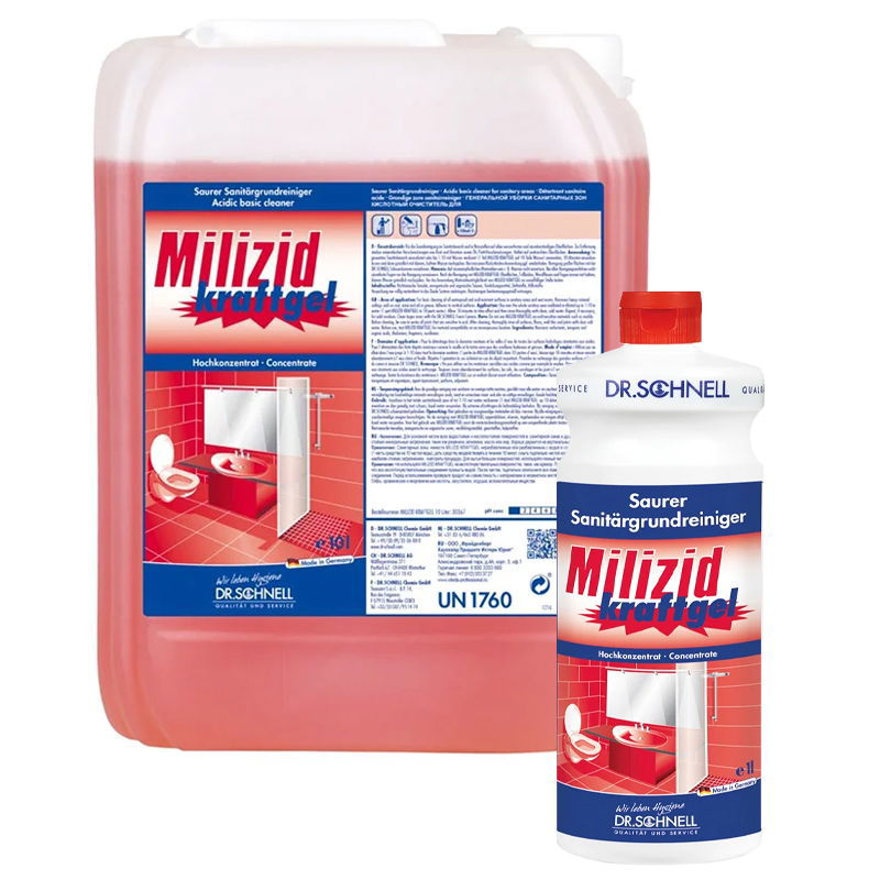 Dr. Schnell Sanitärreiniger Milizid Kraftgel