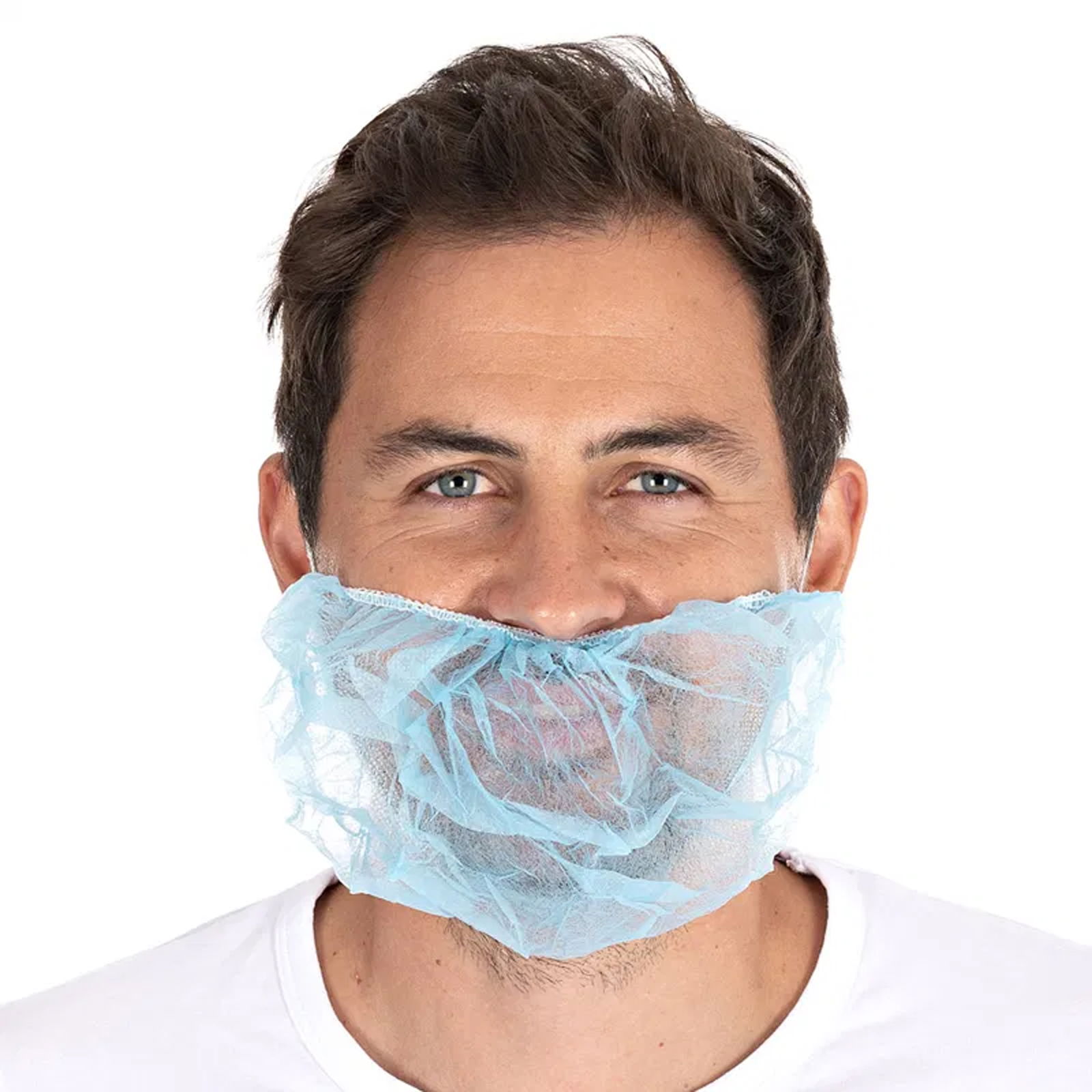 Bartschutz für Küche & Lebensmittelindustrie Polypropylen-Vlies blau