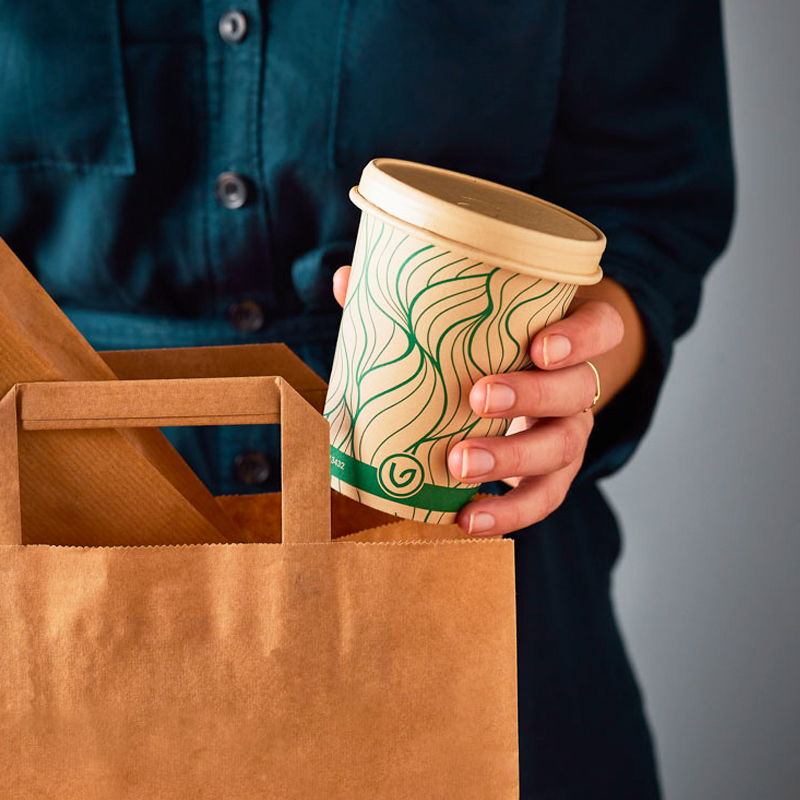 Deckel für Kaffeebecher Bambus 100ml