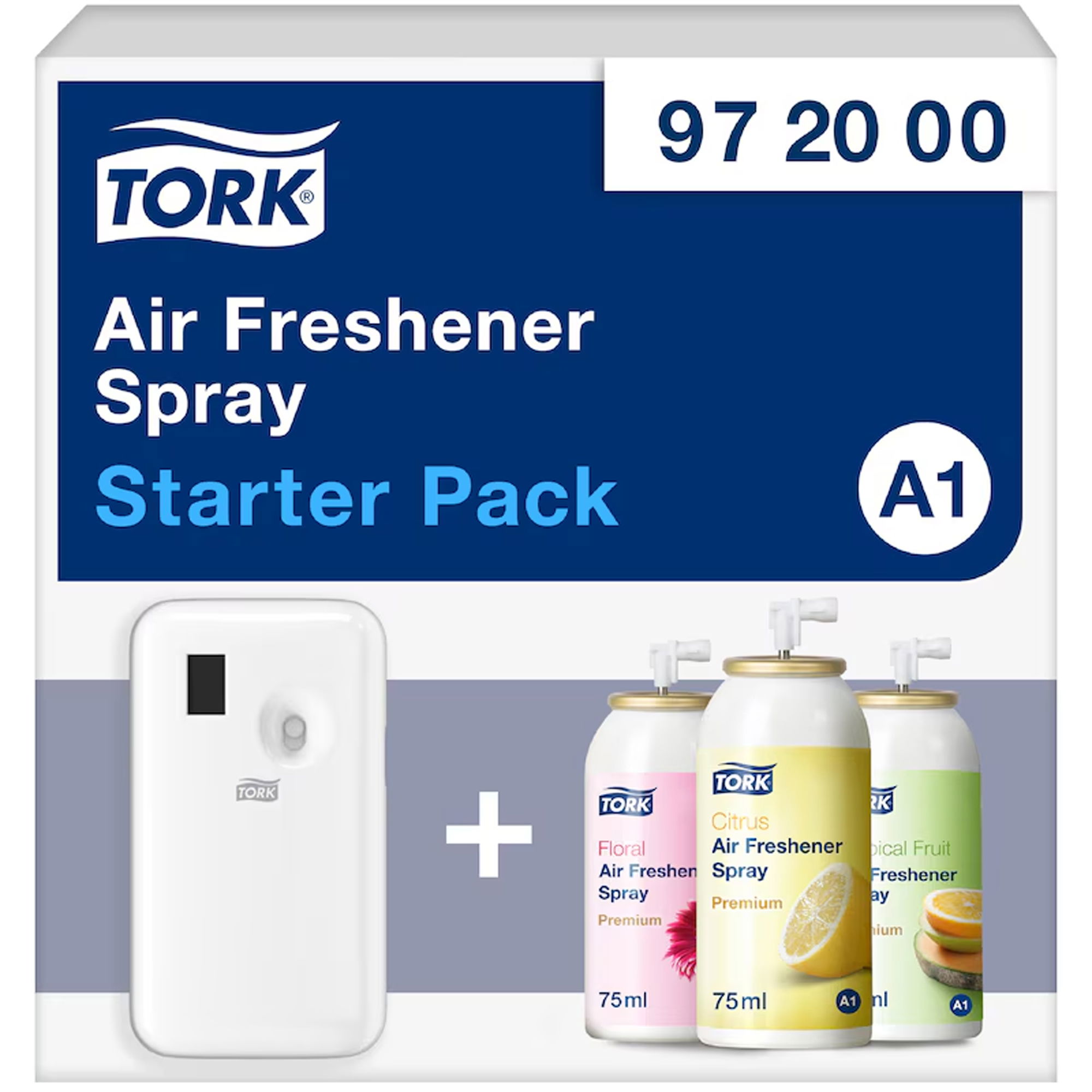 Air freshener starter pack | Dispensers & fragrances | Tork A1