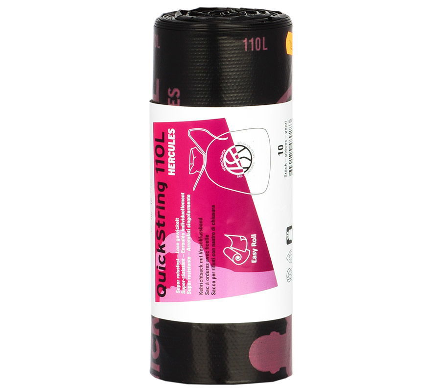 Sacchi per rifiuti 110l Herkules con OKS