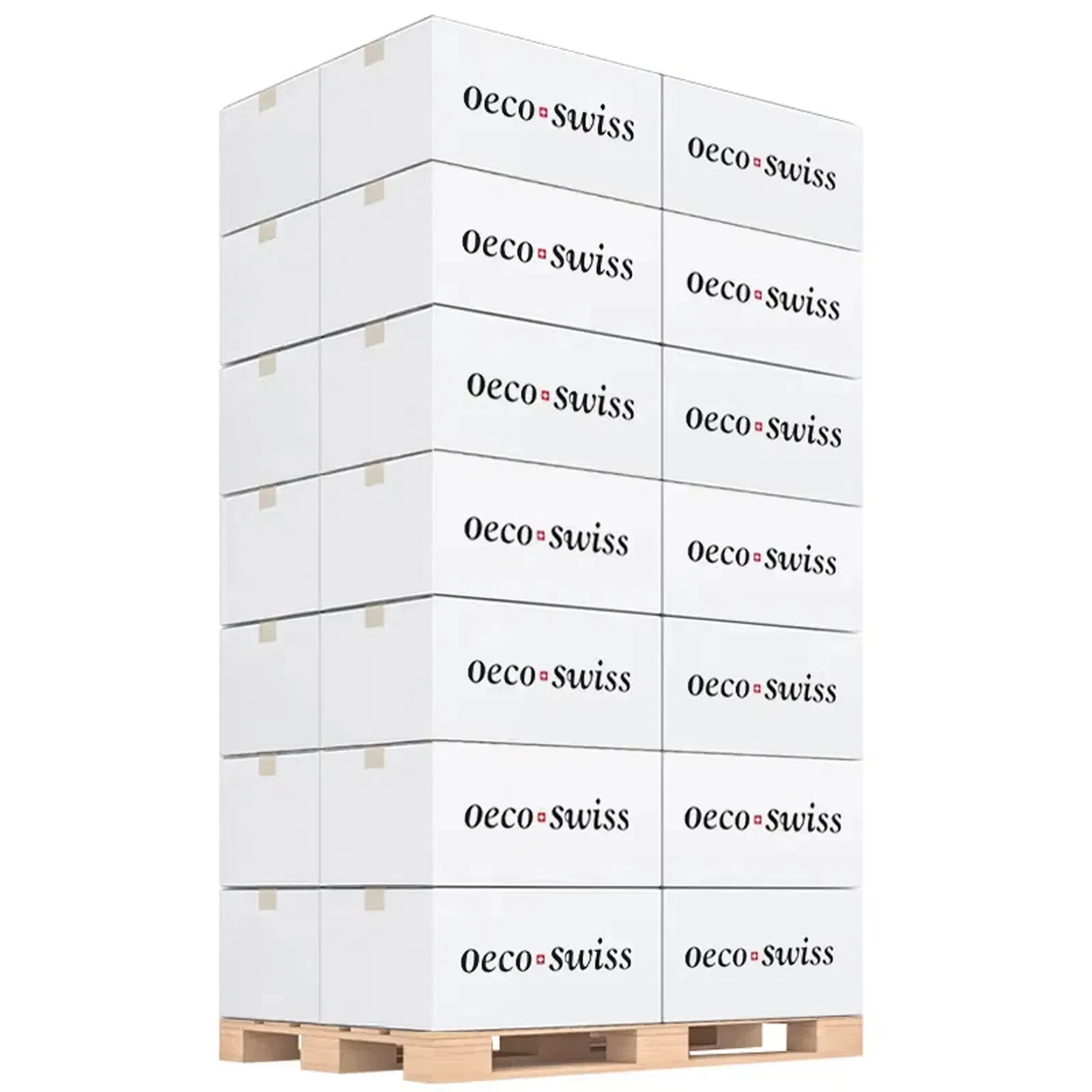 Palette Papierhandtücher Oeco Swiss Z-Falz 2-lagig Zellstoff