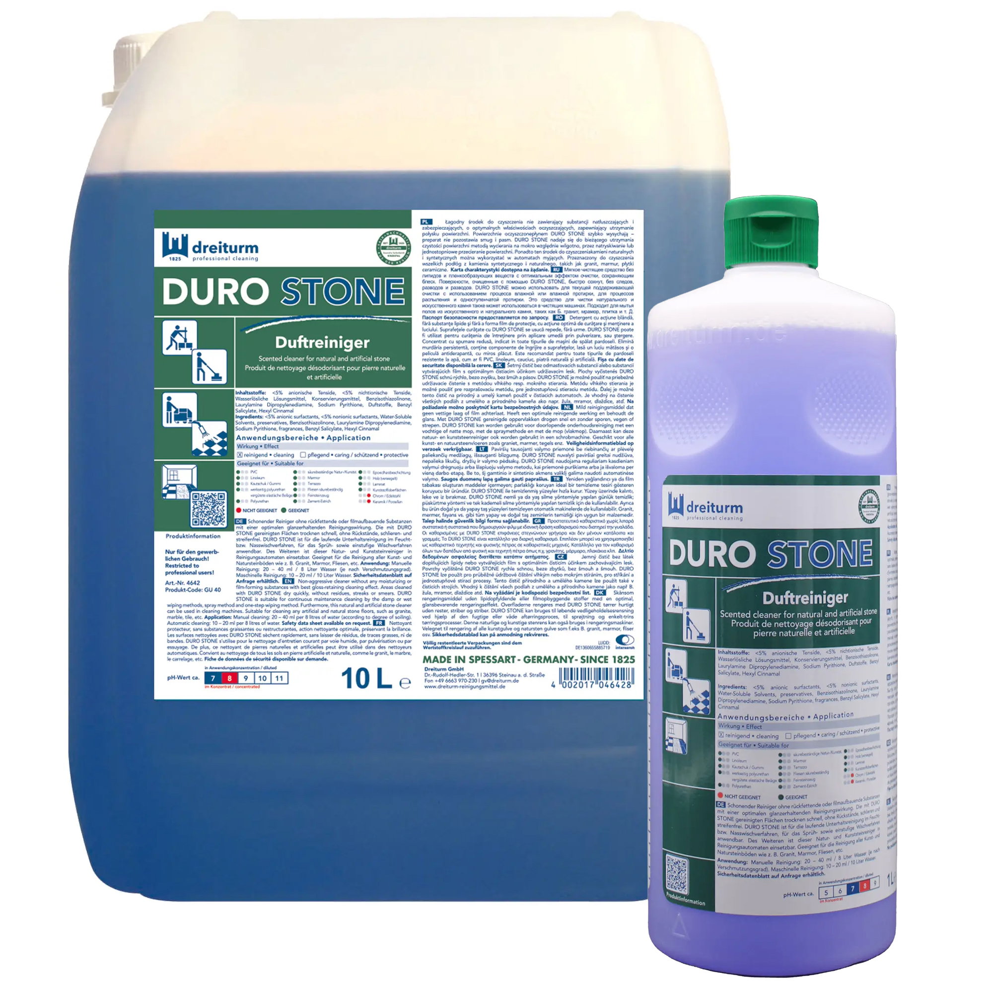 Nettoyant pour pierres naturelles et artificielles | dreiturm DURO STONE