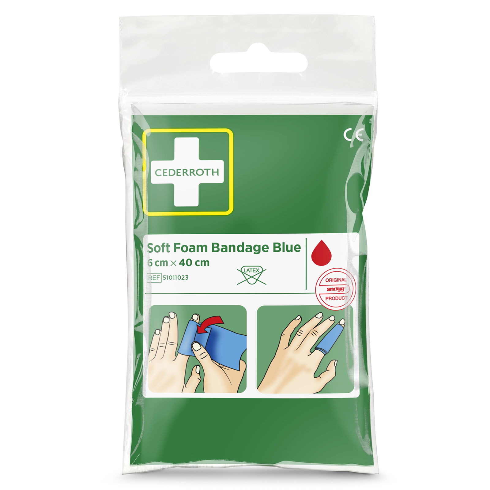 Schaumstoffverband Cederroth 6 x 40 cm