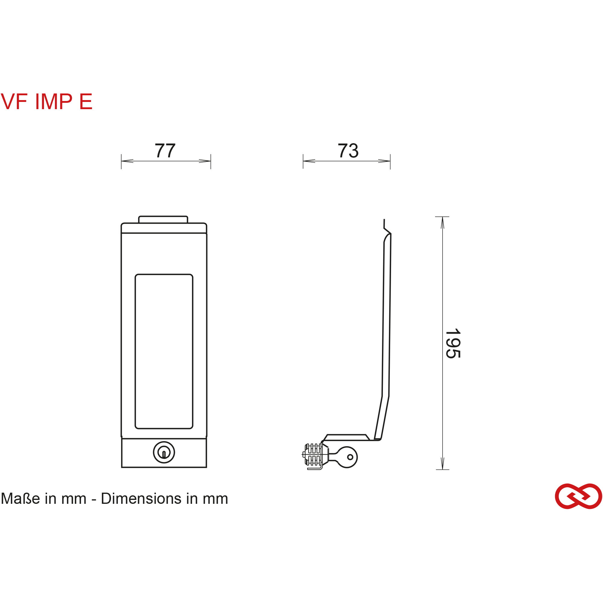 LED-Display, Batterie-Modul, Maße-77x73x195, Elektrischer-Anschluss, Schlankes-Profil
