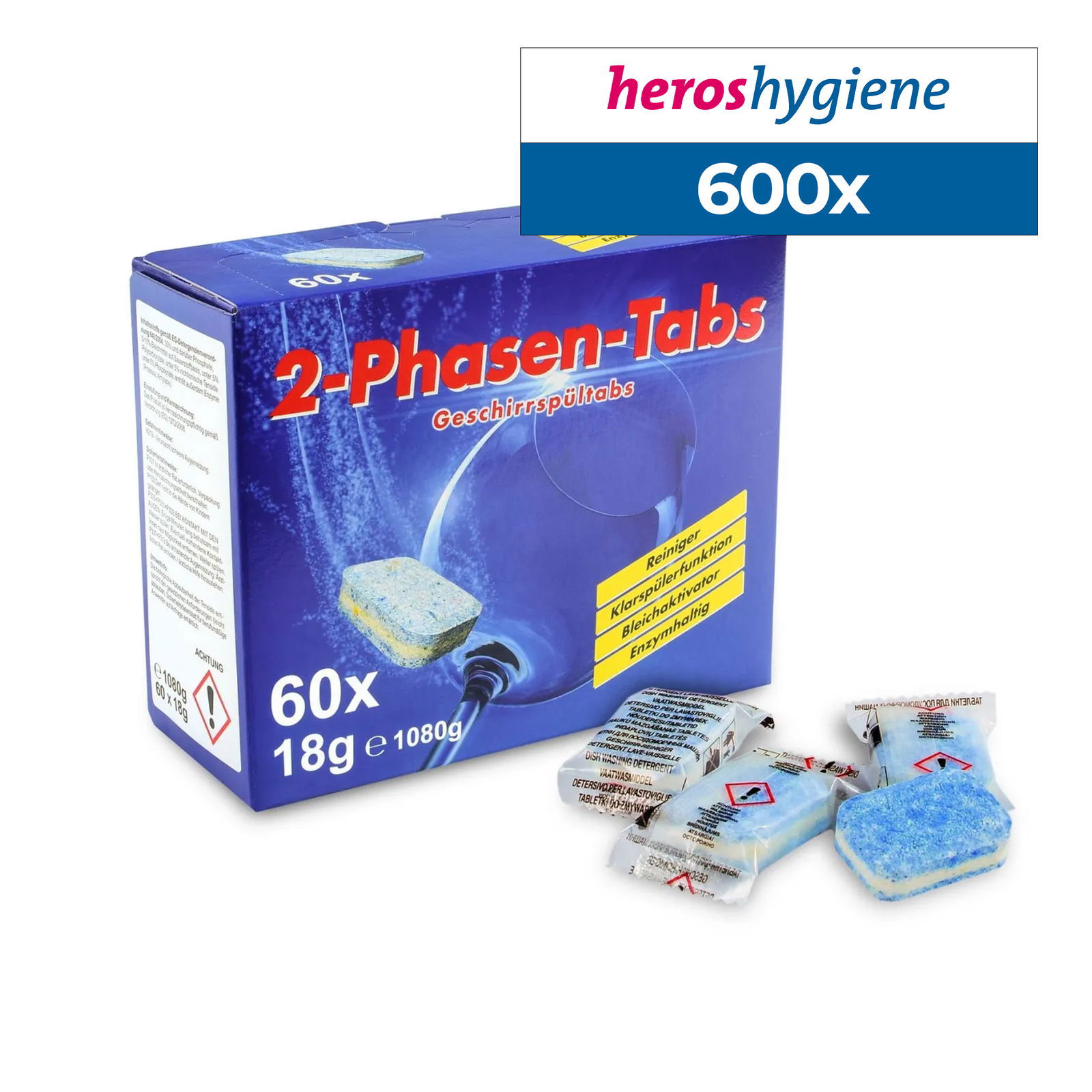 Funny AG-469 Spülmaschinentabs Reiniger Klarspüler 600 Stück