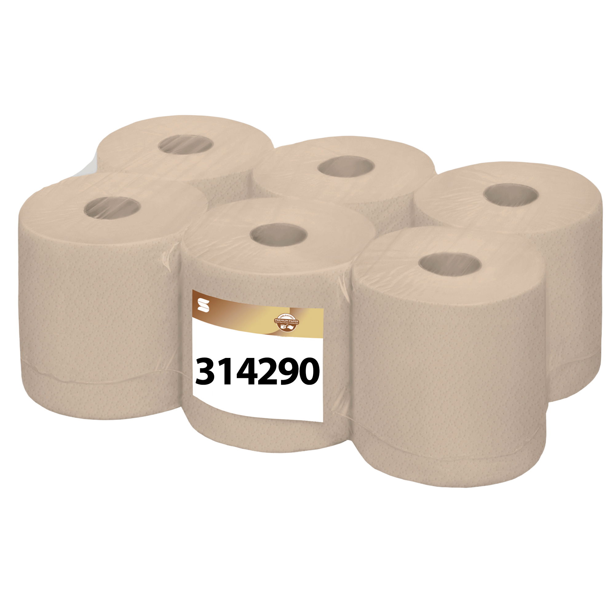 Papierhandtuchrollen | 150 m | 2-lagig | Recycling | satino PureSoft