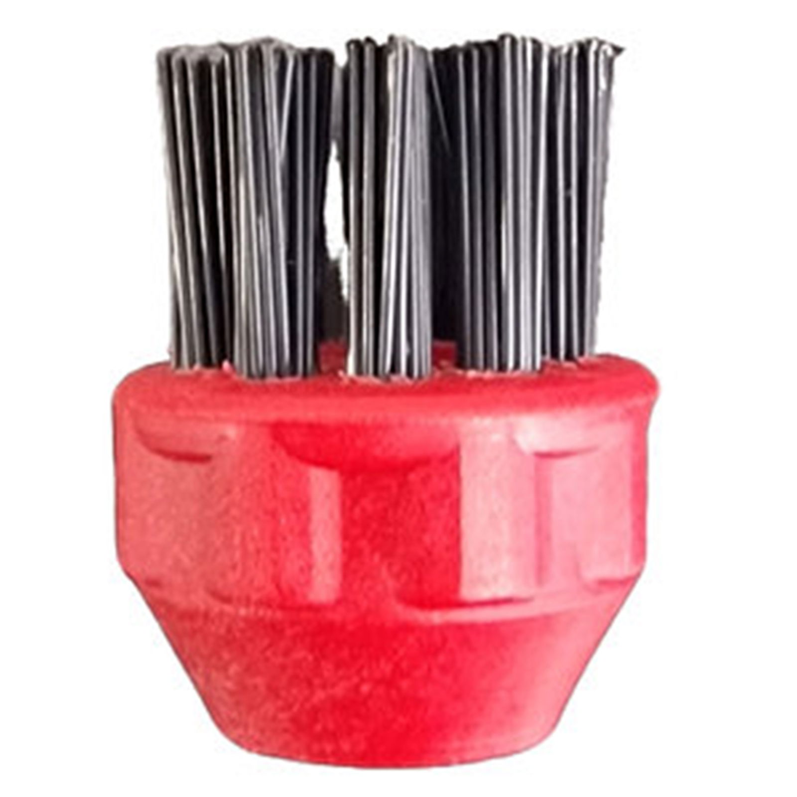 Round brush red with plastic bristles DAMPF DRACHE