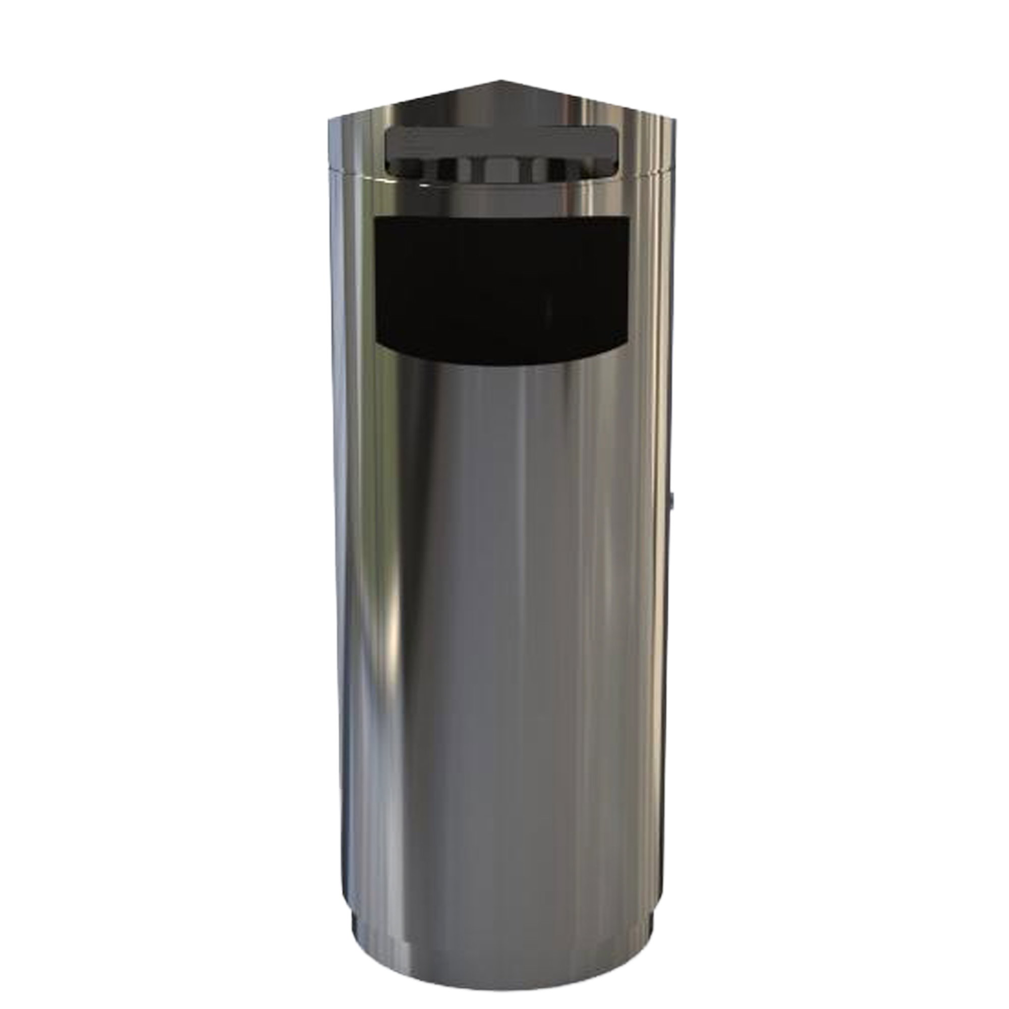 Poubelles en acier inoxydable | différentes tailles | Clean City Trapez