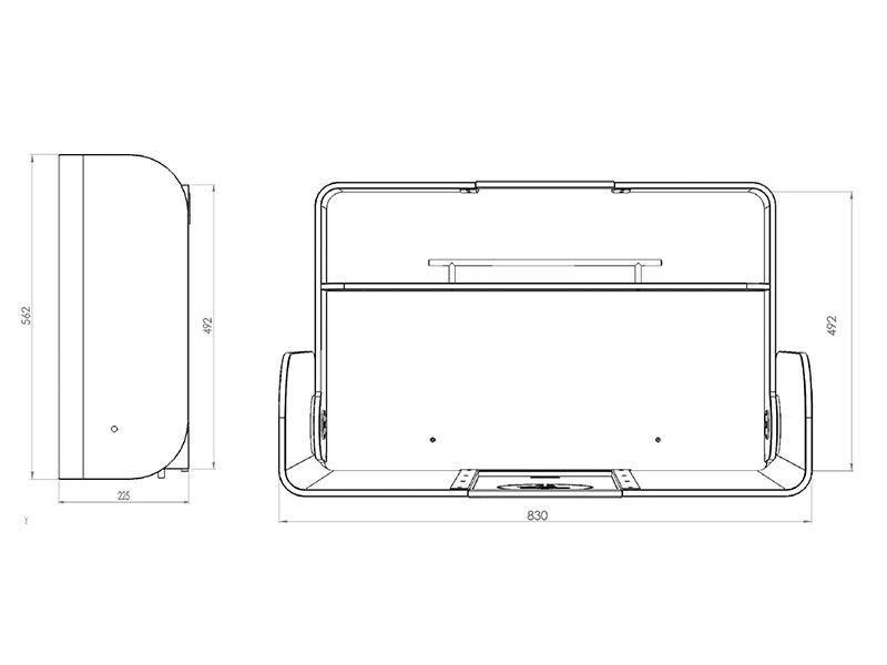 Wickeltisch Timkid Kawaq Weiss