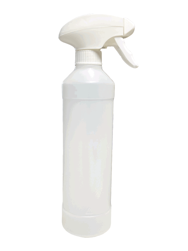 Empty bottle with spray head