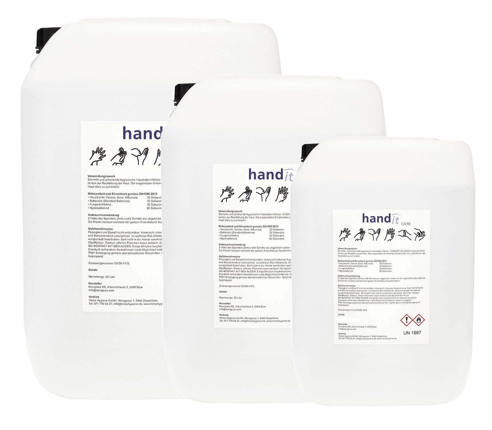 hand-it care Händedesinfektionsmittel Kanister