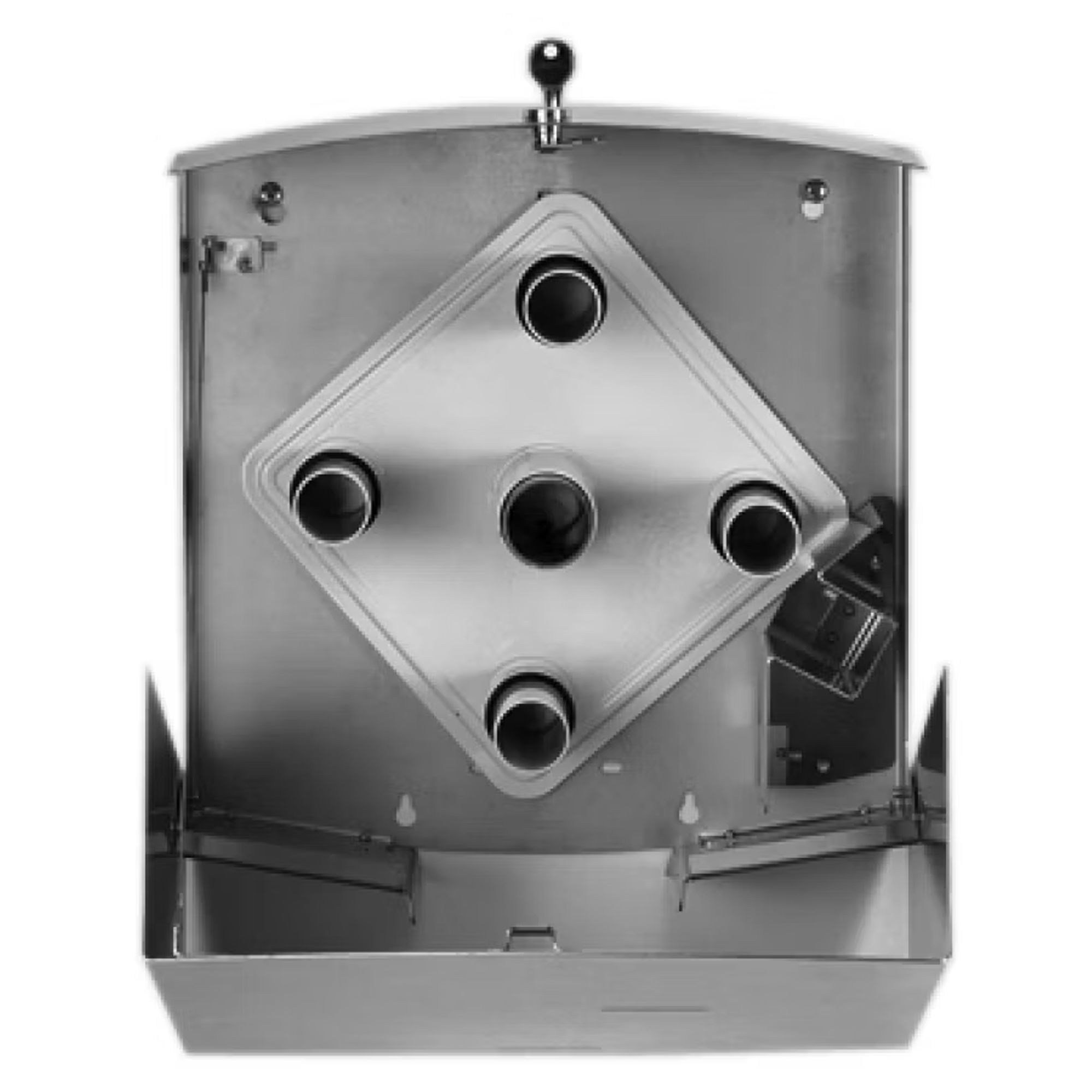 Carrousel pour 4 rouleaux standard | CWS Paradise Stainless Steel Superroll