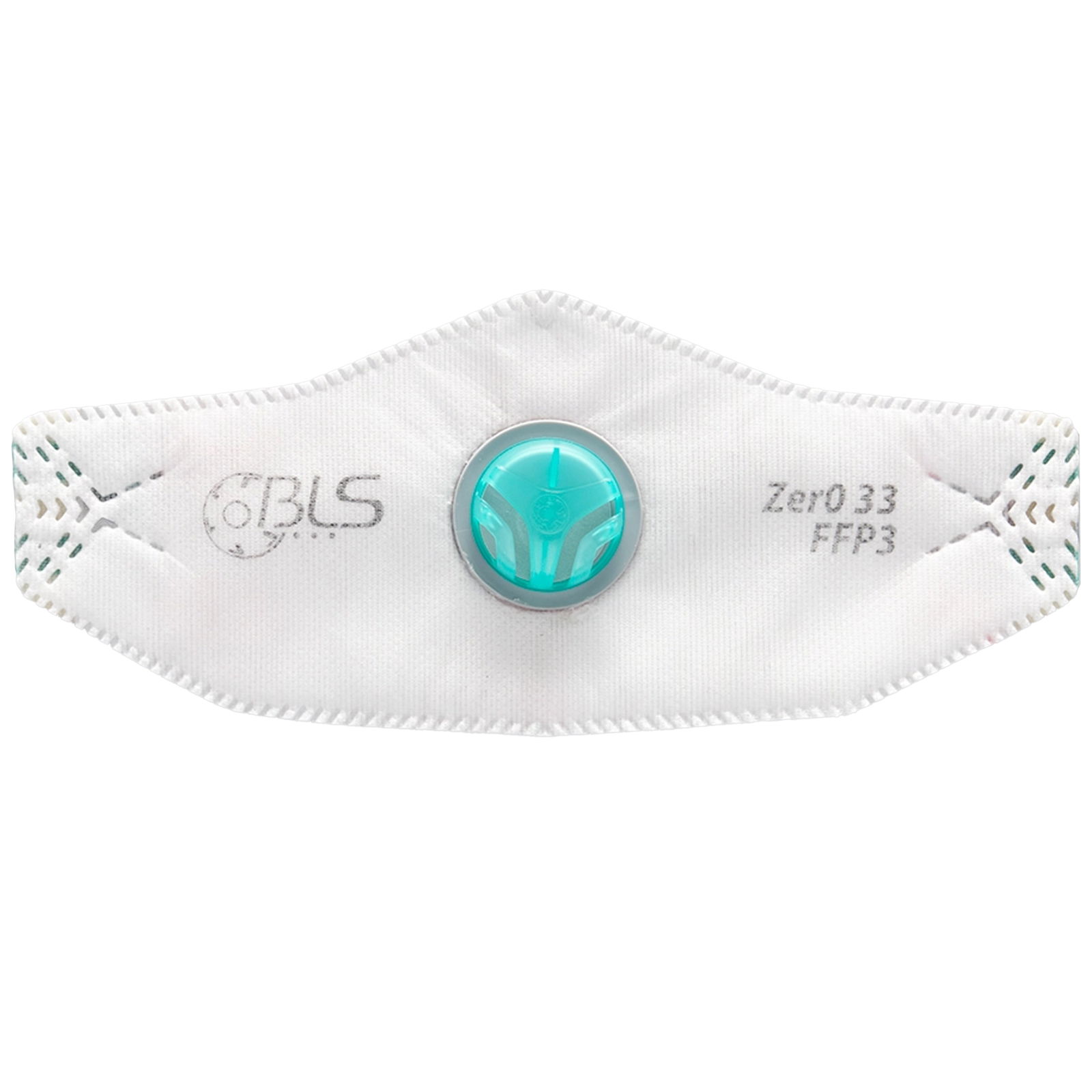 FFP3 respirator BLS Zer0 33 Flat, folding mask with valve, 8 pieces