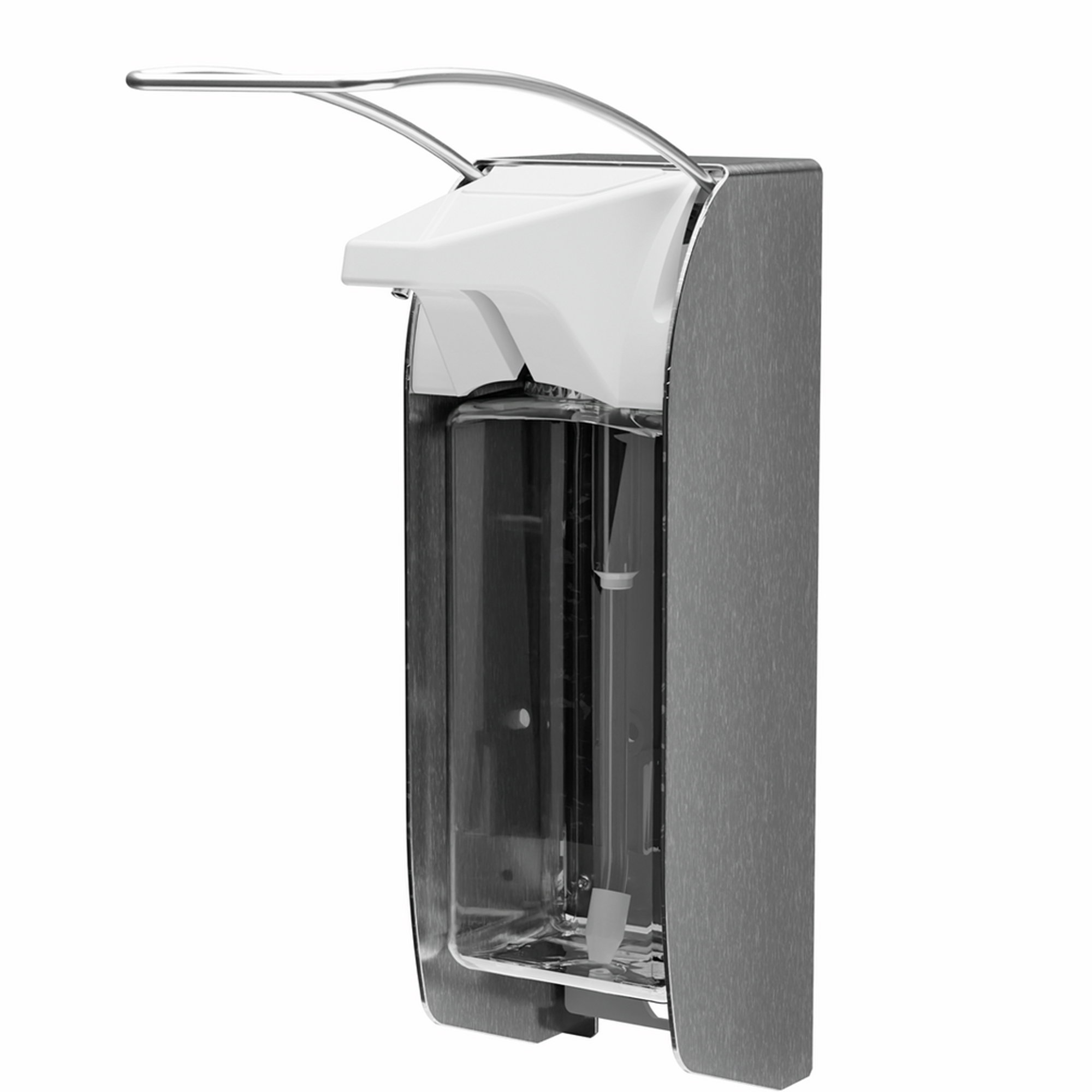 Desinfektionsmittelspender manuell langer Armhebel 1000ml Edelstahl