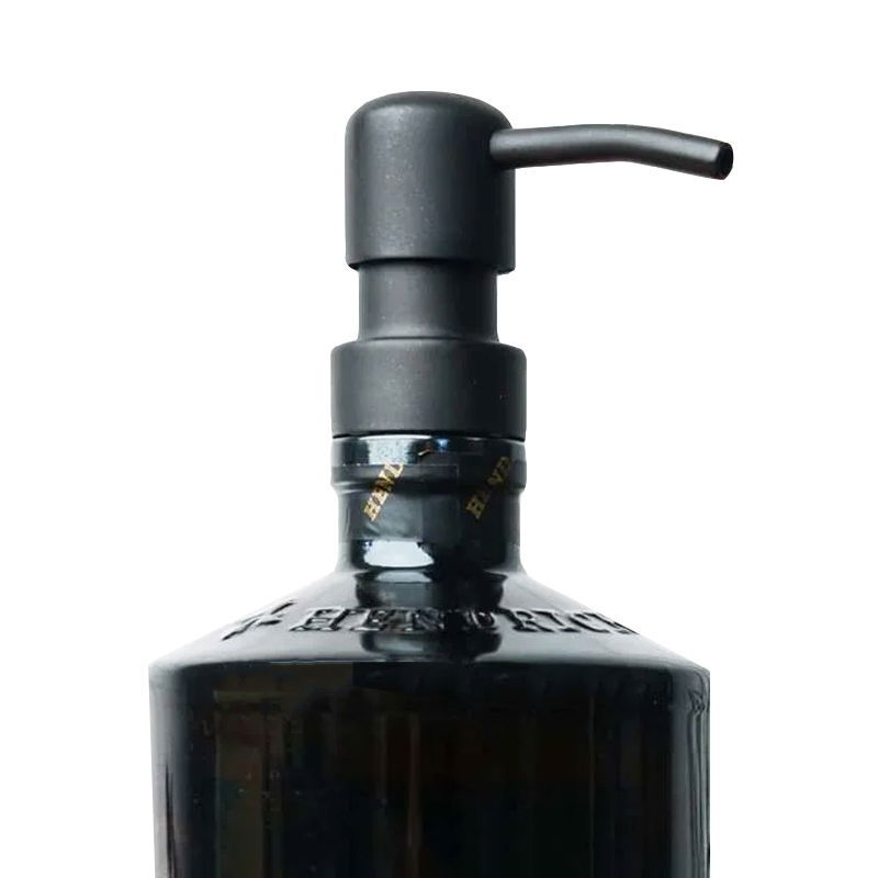 Pumphead Spender-Aufsatz für Whisky- & Ginflaschen schwarz