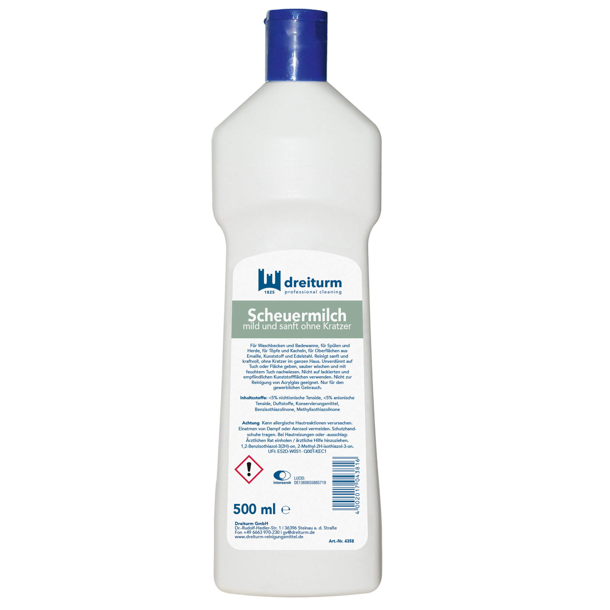 Scheuermilch mild | 500 ml | dreiturm