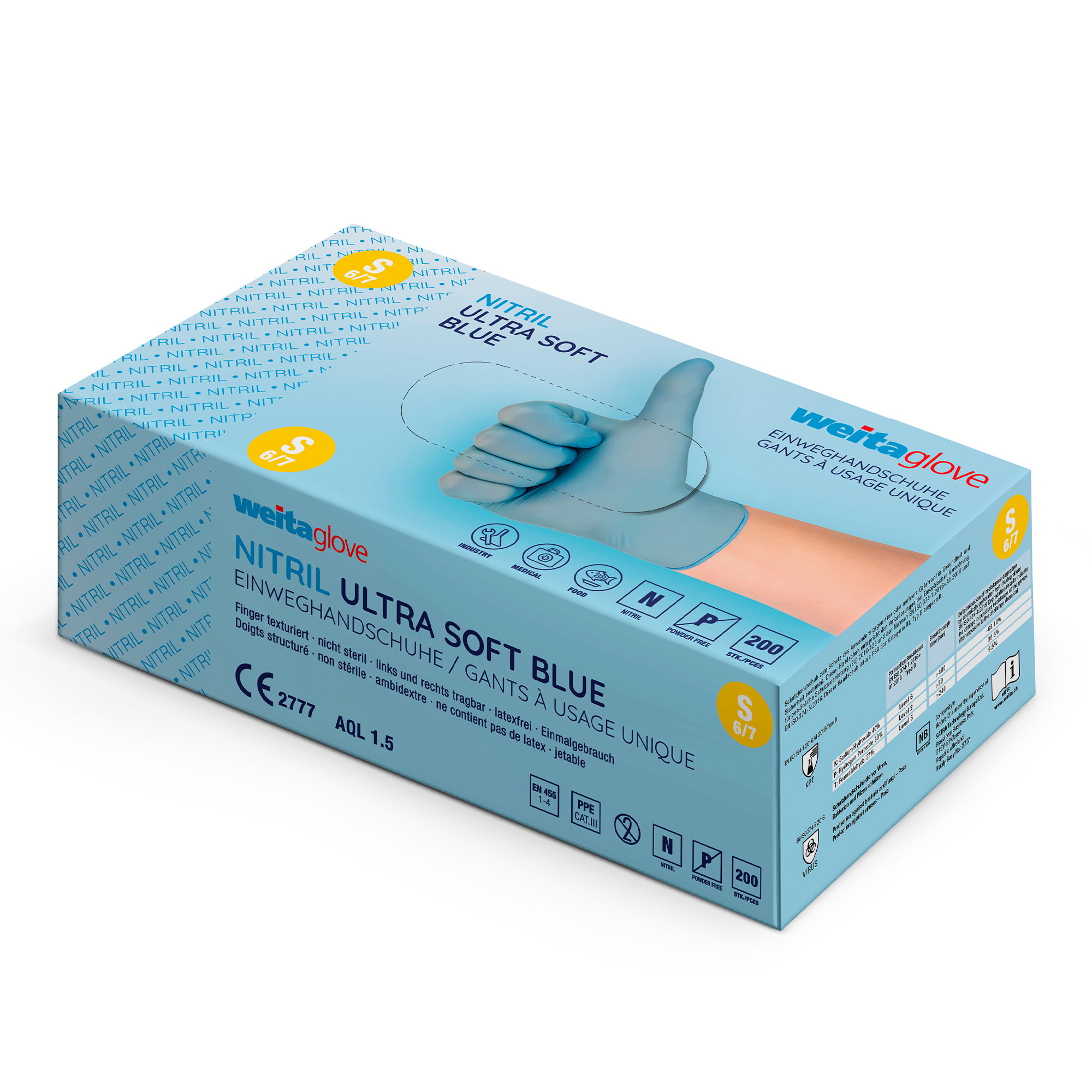 Nitrilhandschuhe | Nitril Ultra Soft Blue