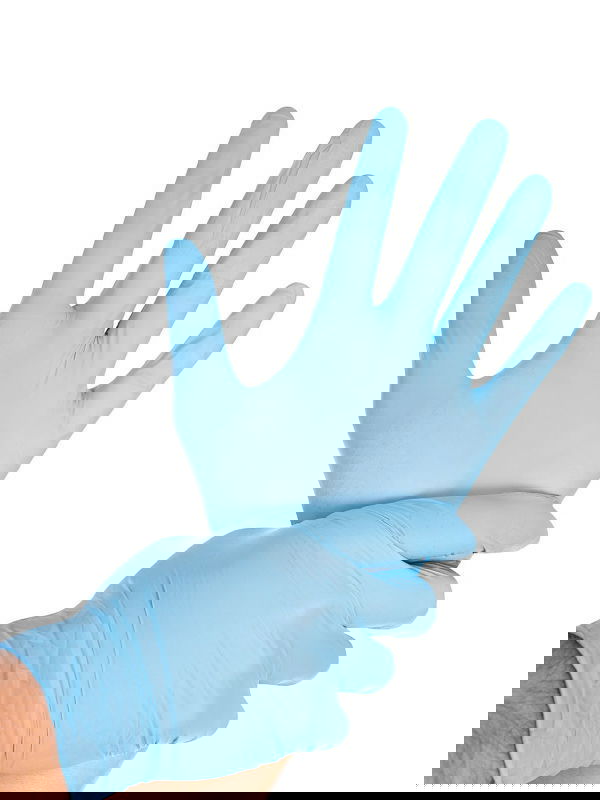 Nitril Einweghandschuhe Blau puderfrei