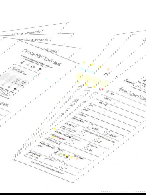 Protocollo di test per Clean Card® PRO