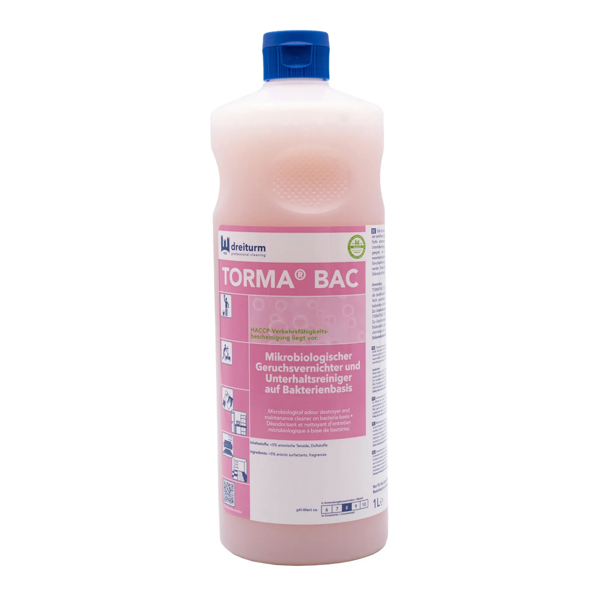 Destructeur d'odeurs et nettoyant d'entretien | dreiturm Torma BAC