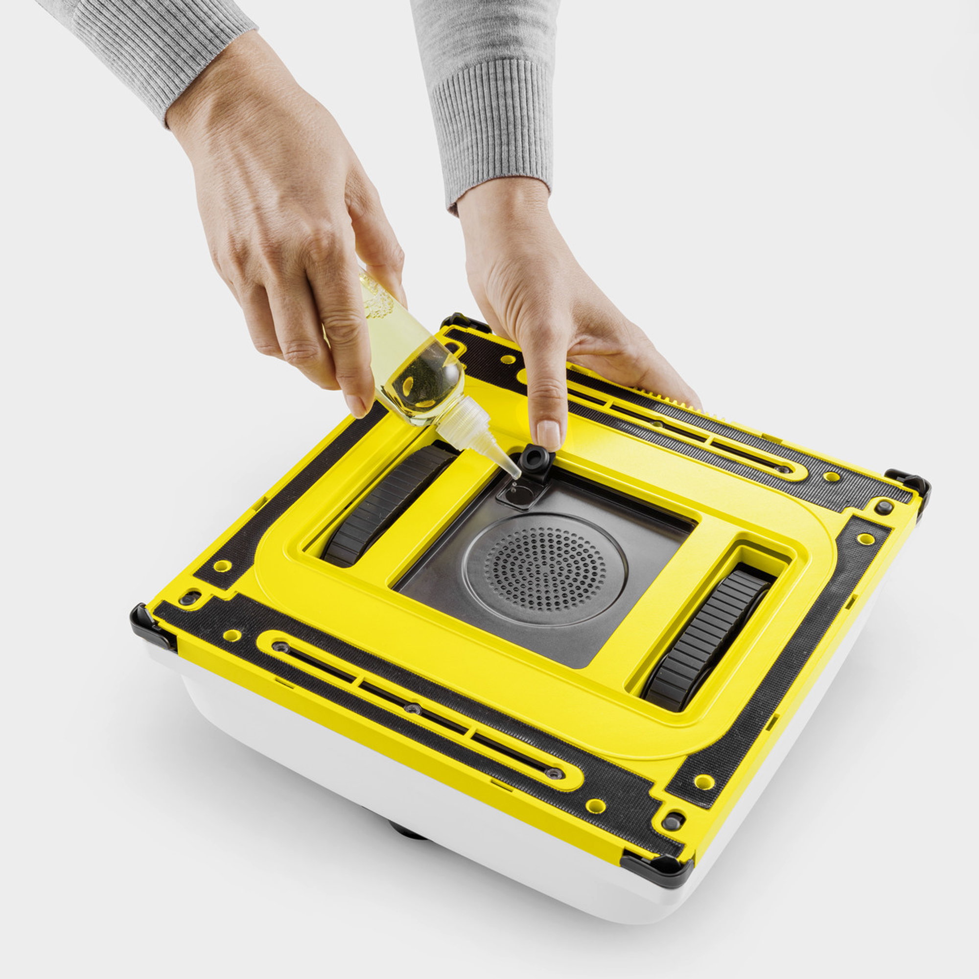 Lautsprecher, Mini-Projektor, Gelb, Klappdeckel, Reinigung/Service, Aufbau