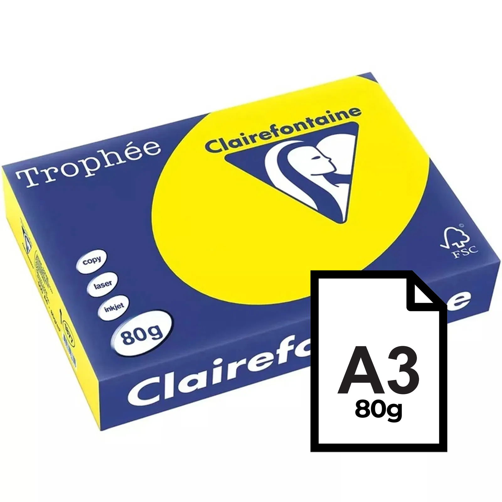 Papier à copier Trophée Clairefontaine | A3 | 80 g