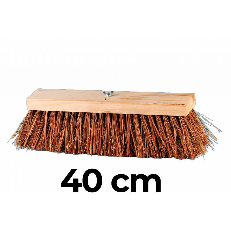 Piassava street broom 40 cm