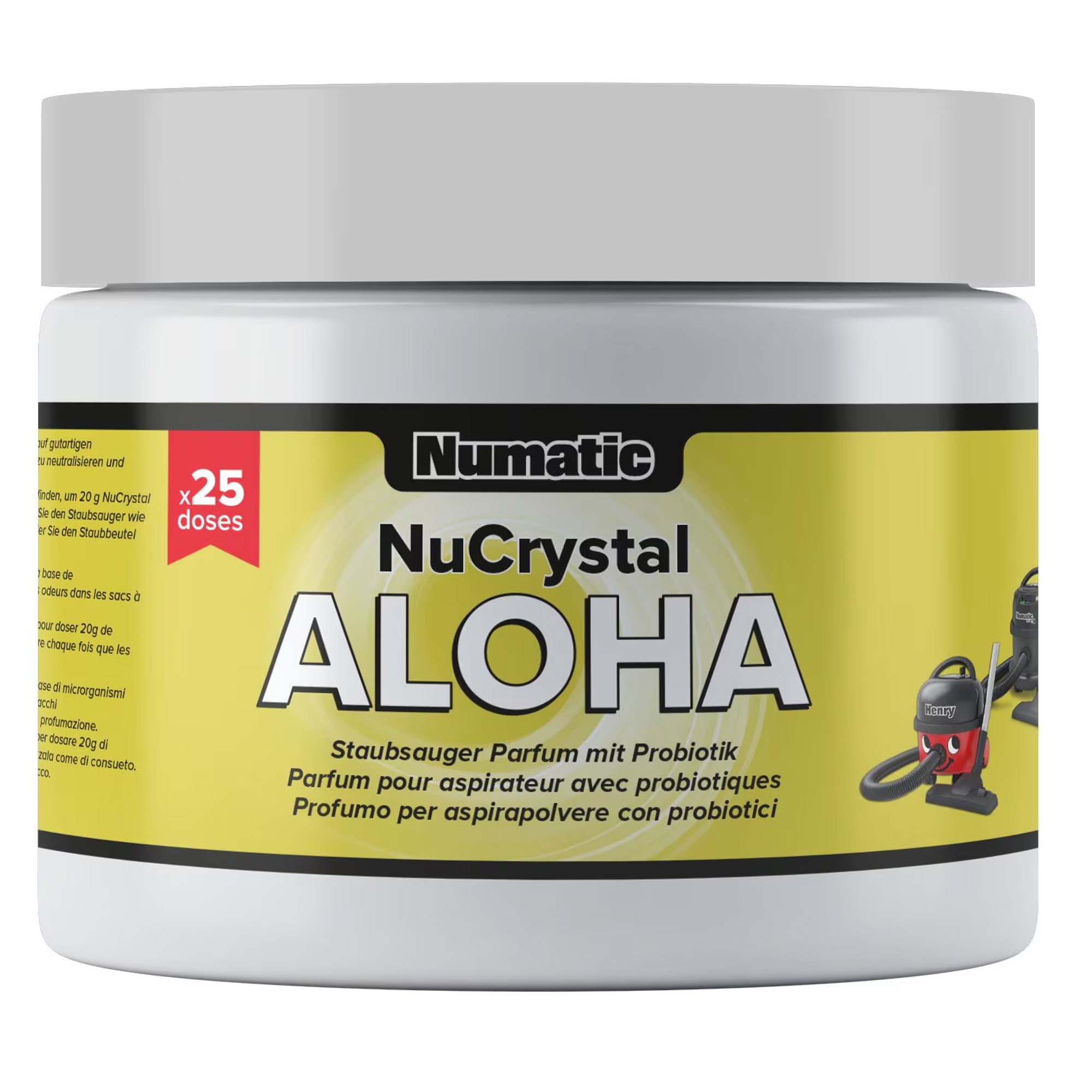 Staubsauger Deo | 500 g | mit Probiotik | Numatic NuCrystal Aloha