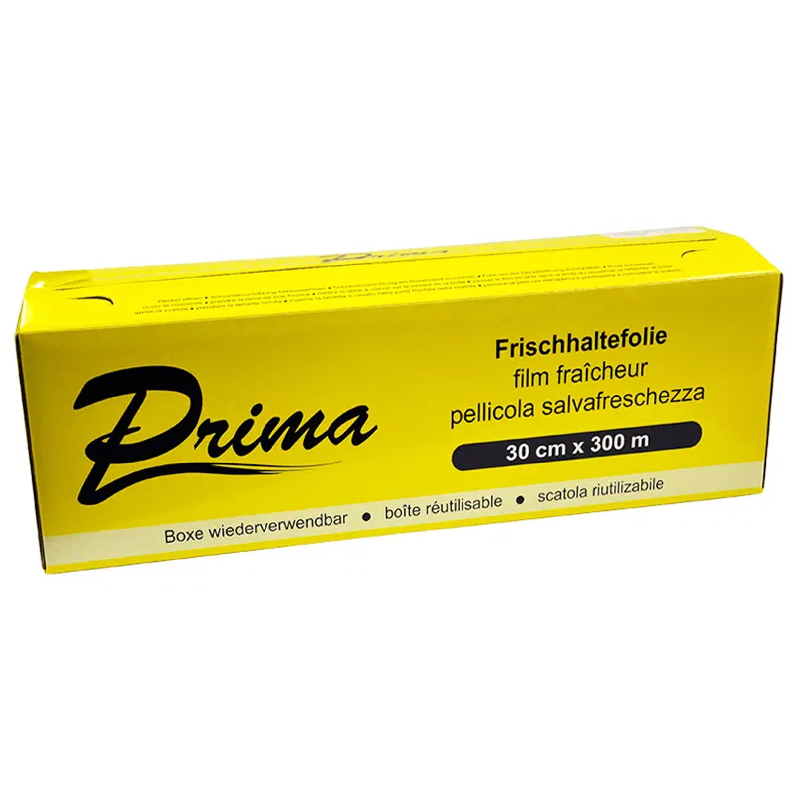 Film alimentaire PVC PRIMA avec boîte coupe-film 300 m