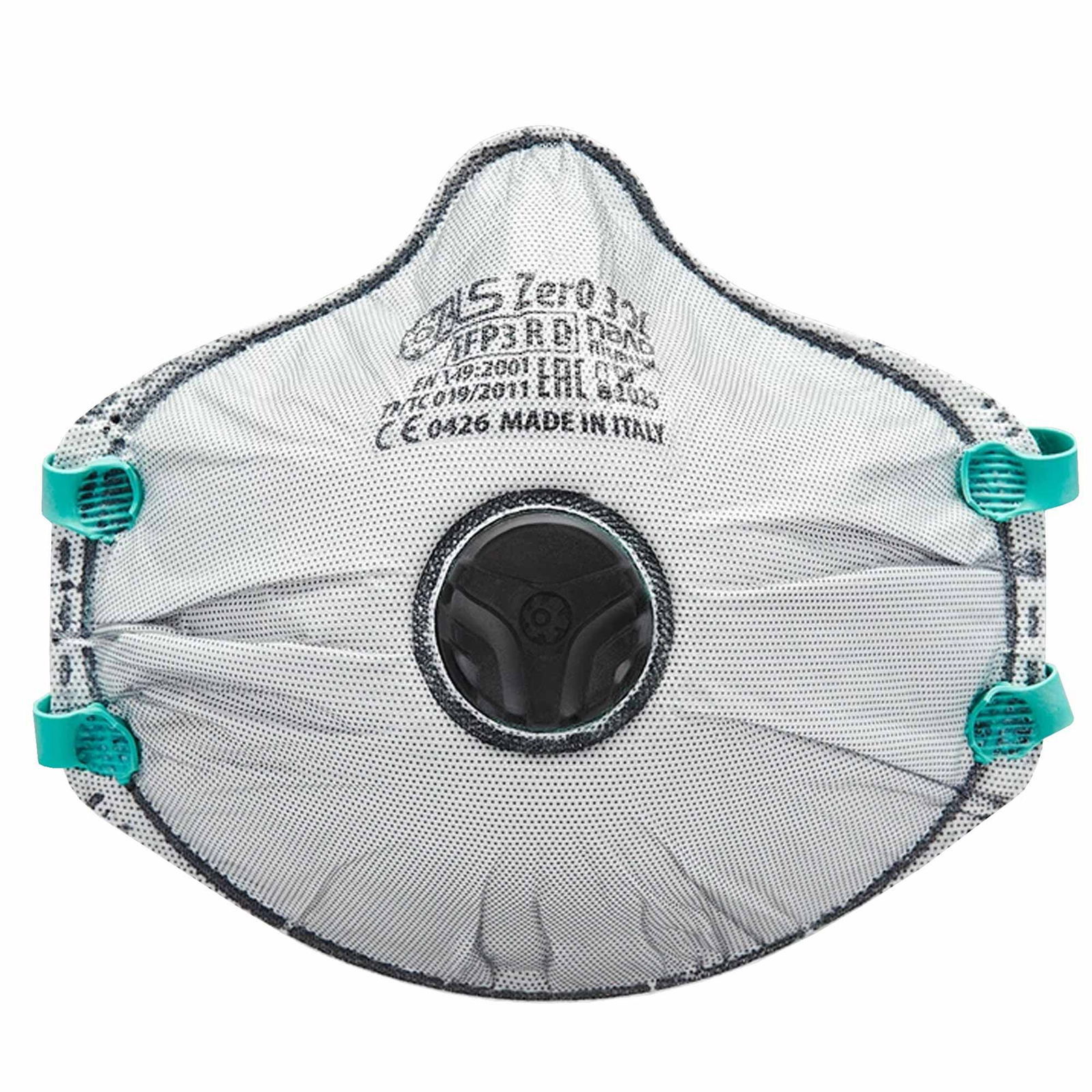 FFP3 Atemschutzmaske BLS Zer0 31C, Ventil und Aktivkohle, 10 Stück