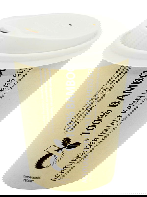 Bio Kaffeebecher aus Bambus 300ml