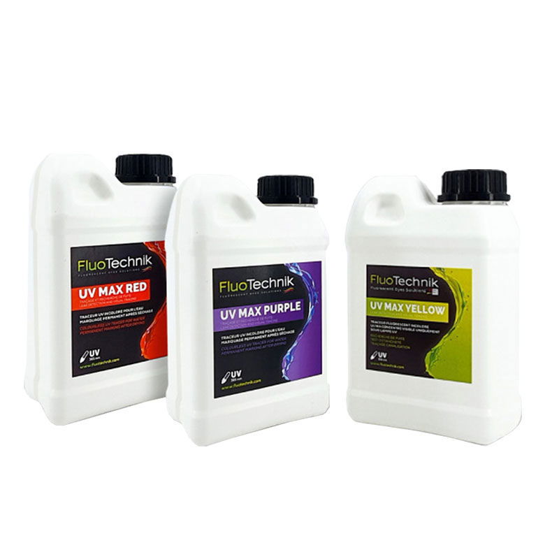 Tracciante UV MAX per il rilevamento di perdite, set di 3 pezzi